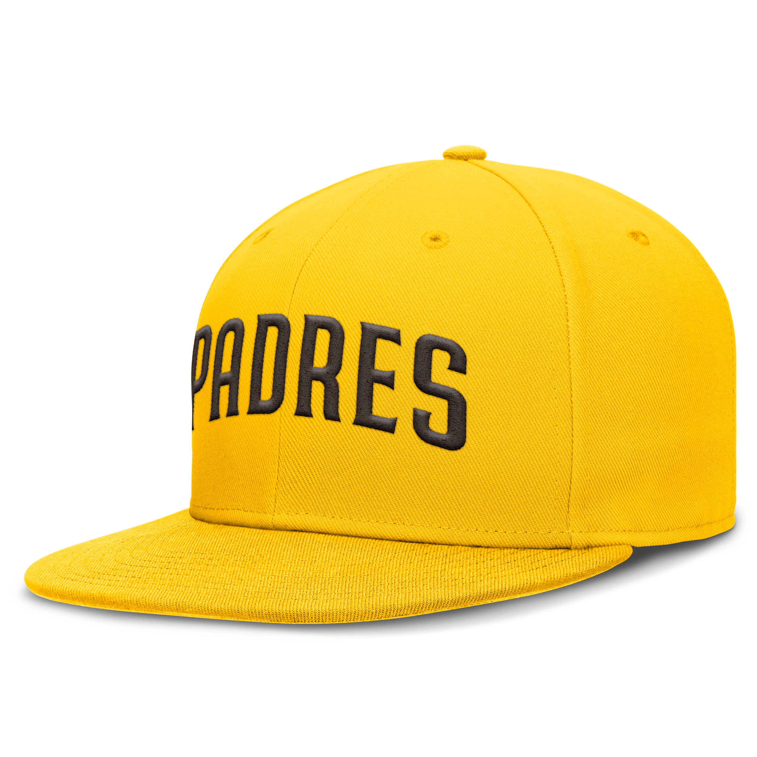 San Diego Padres True Nike Men's Dri-FIT MLB Fitted Hat in Brown | NB1878HPYP-5BG