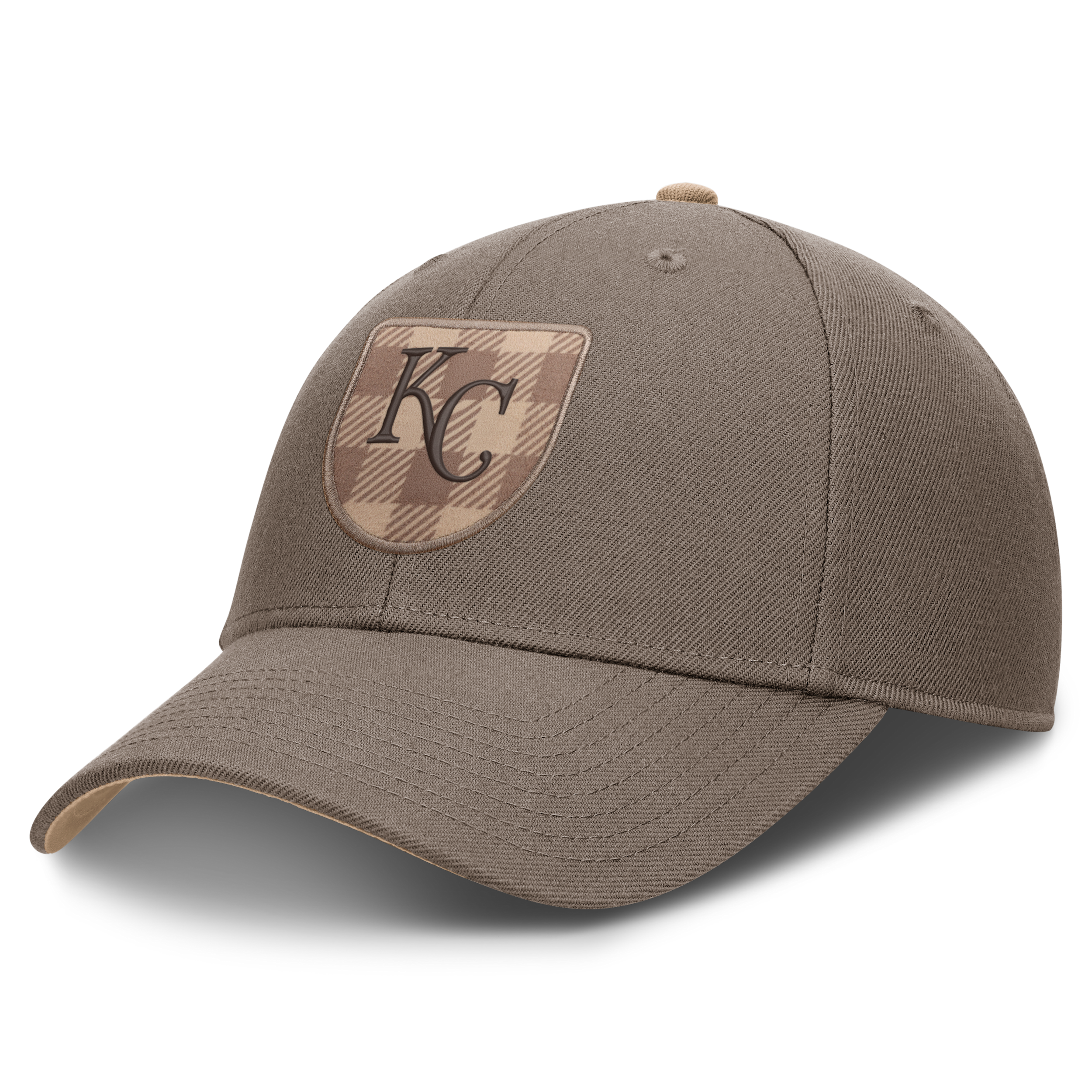 Kansas City Royals Statement Nike Men's Dri-FIT MLB Adjustable Hat in Brown | NB410IE1ROY-W1X