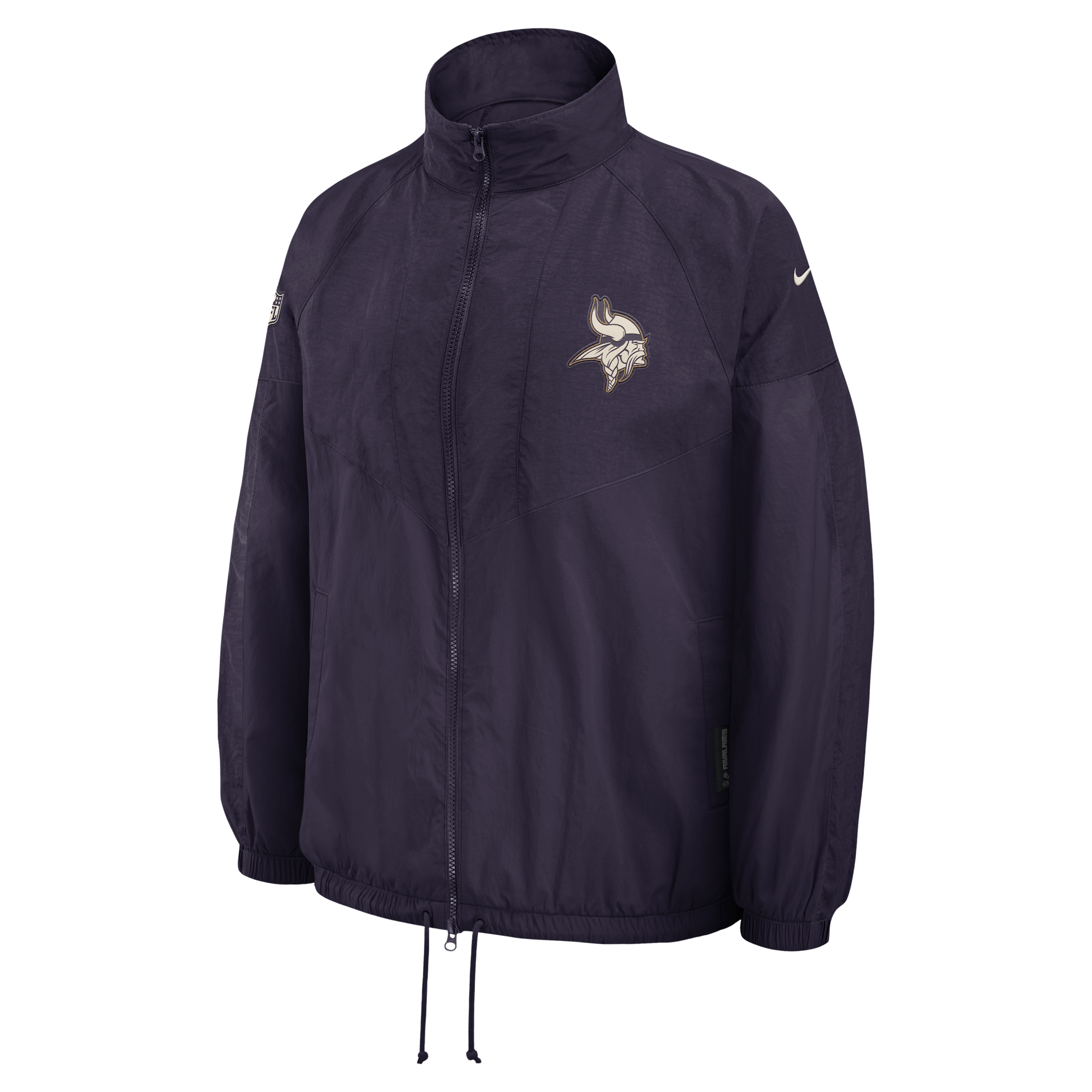 Minnesota Vikings Rivalries Collection Nike Women's NFL Oversized Full-Zip Jacket in Purple | 06AE0L1P9M-WHV