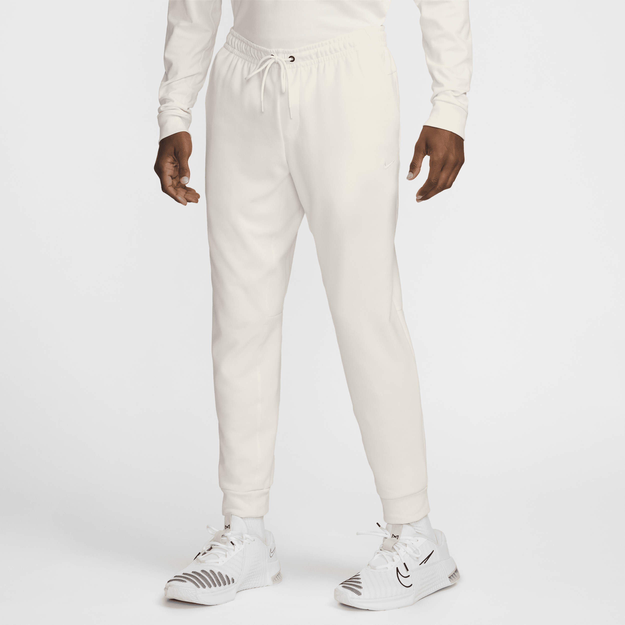 Nike Men's Primary Fleece Dri-fit Uv Performance Jogger Pants In Brown