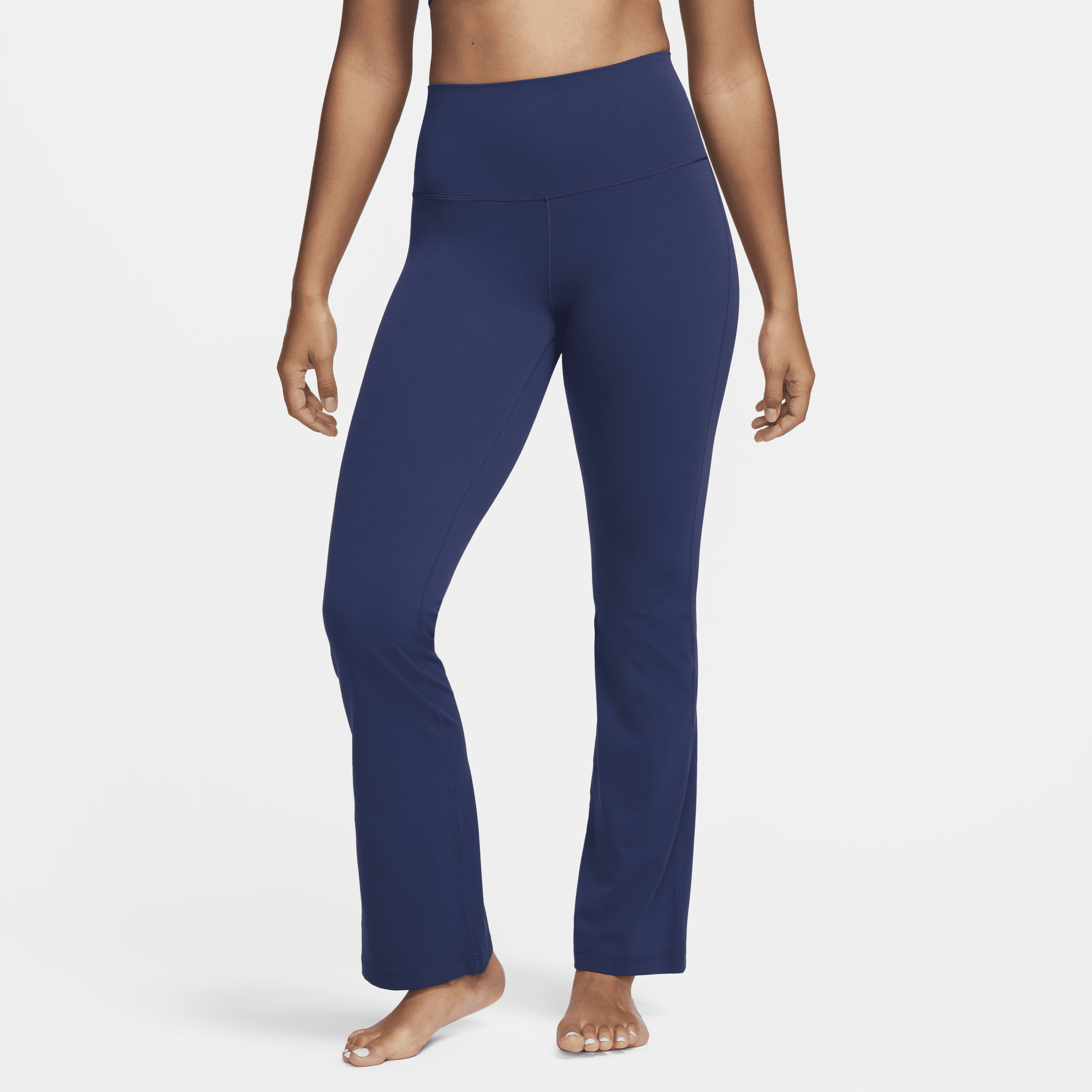 Shop Nike Women's  Yoga Dri-fit Luxe Flared Pants In Blue