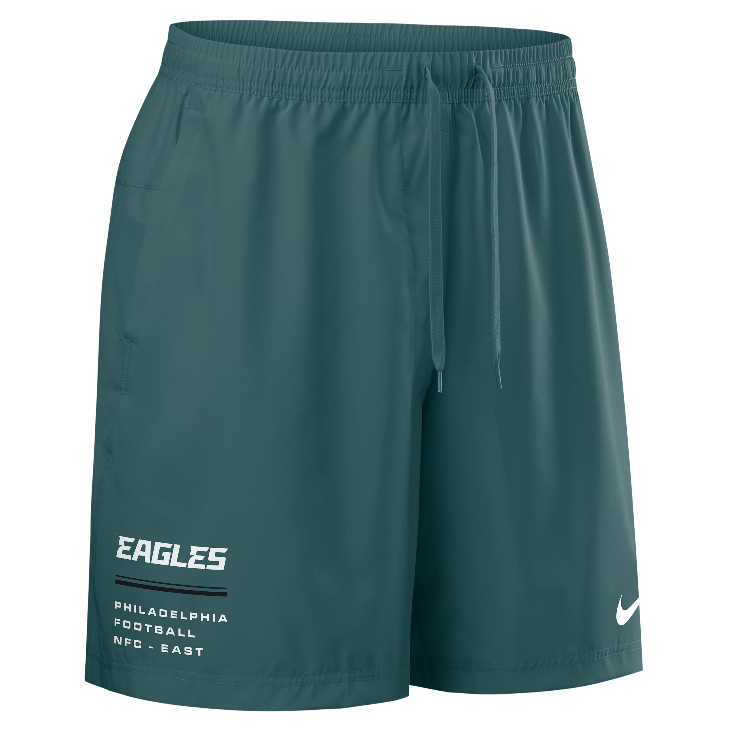 Nike Men's Philadelphia Eagles Dri-fit Form Shorts, 7" Inseam - Midnight Green