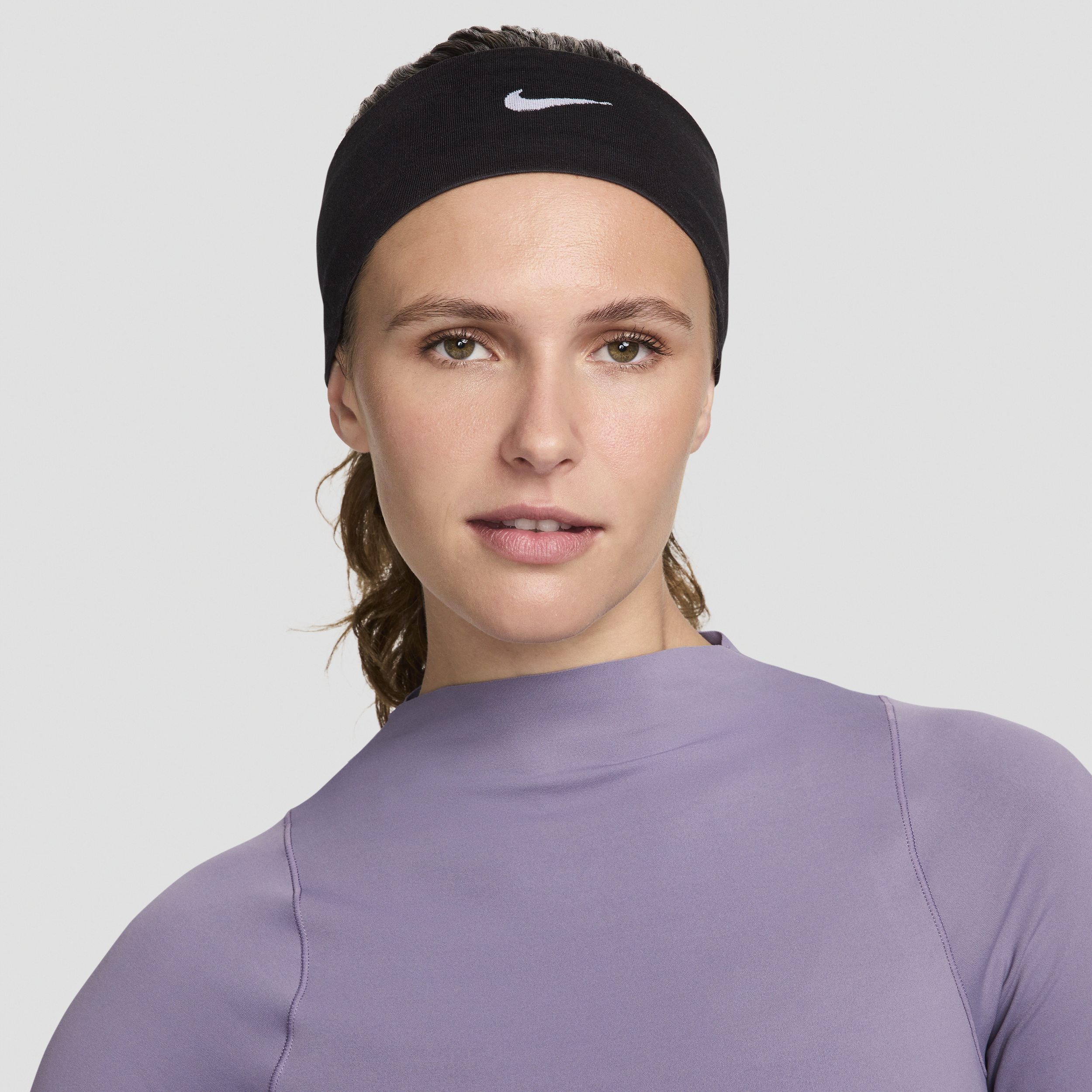 Nike Knit Headband In Black