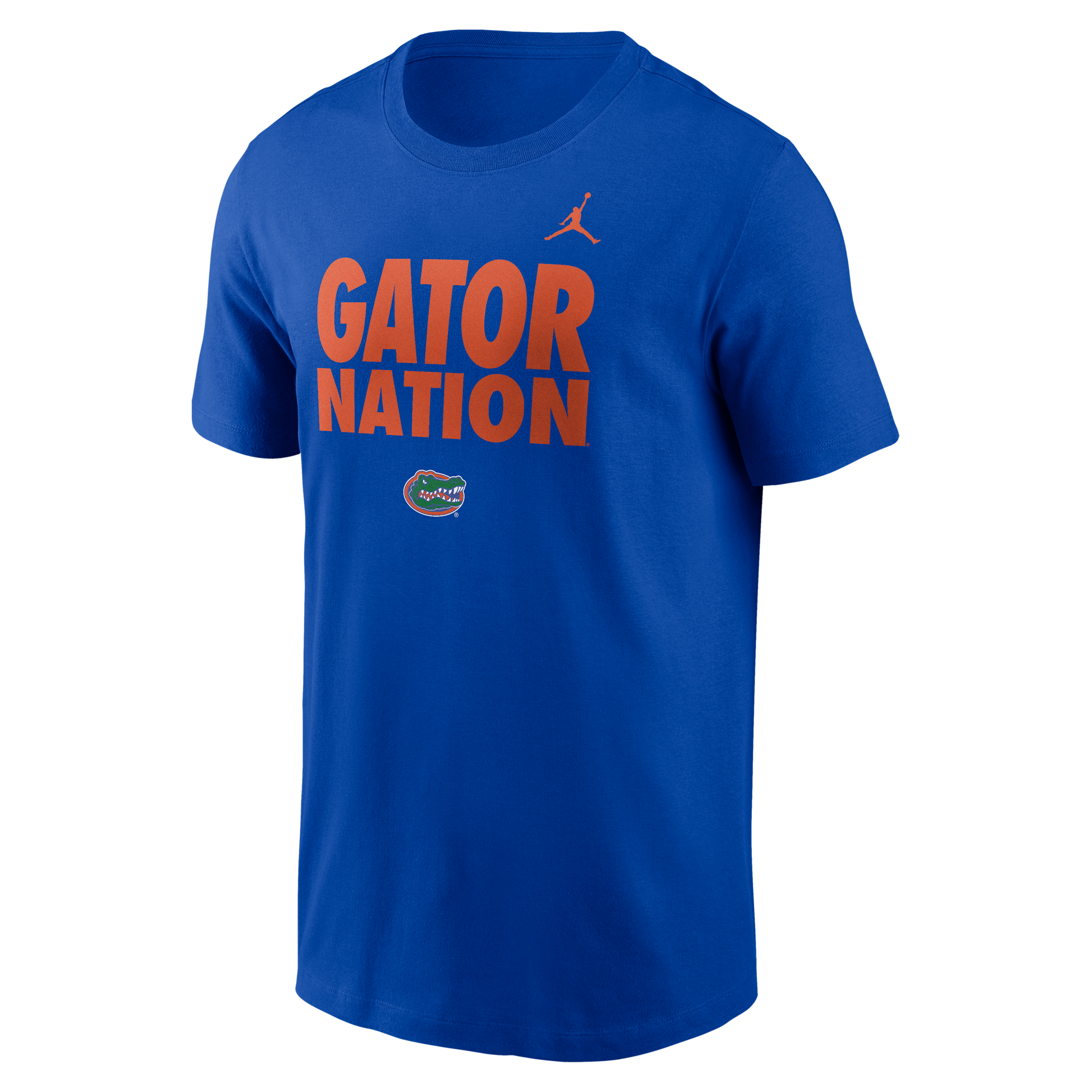 Men's Florida Sideline Slogan Jordan Brand Dri-FIT College Long-Sleeve T-Shirt in Blue | 0JET4EVUFN-H2B