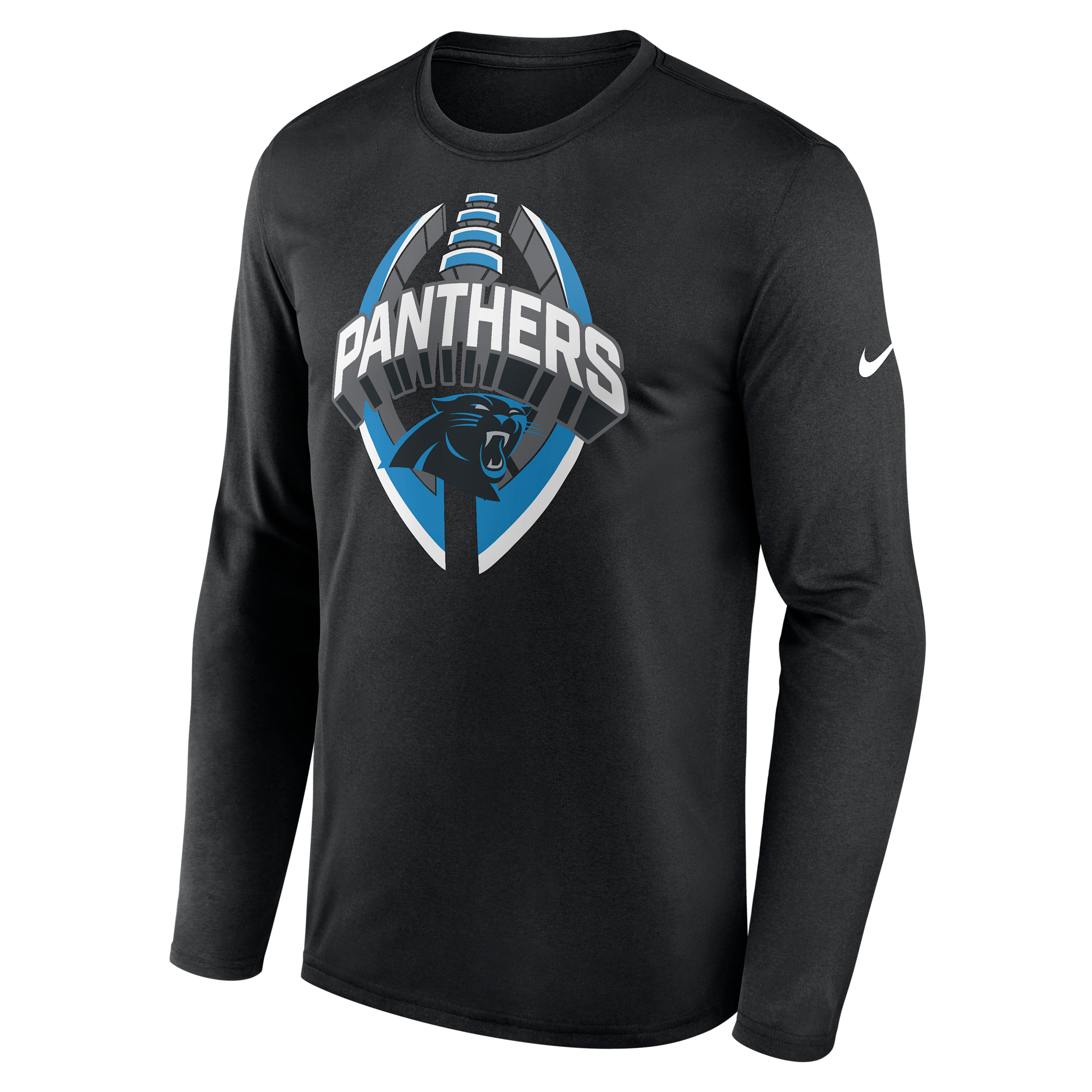 Nike Carolina Panthers Legend Icon Men's Dri-fit Nfl Long-sleeve T