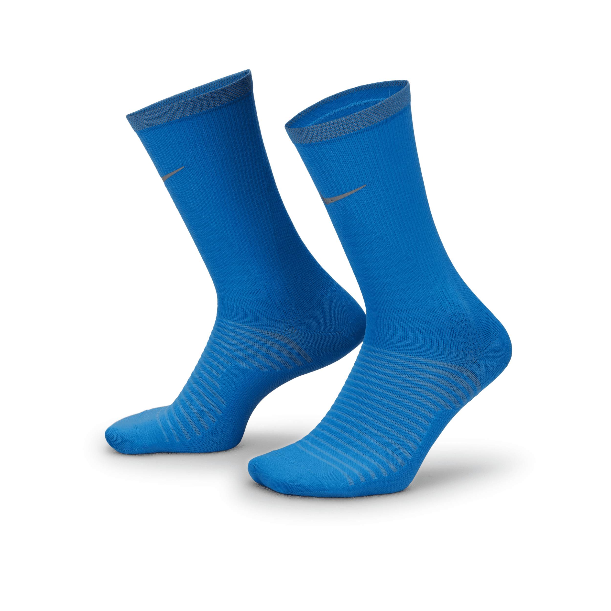 Nike Unisex Spark Lightweight Running Crew Socks In Blue