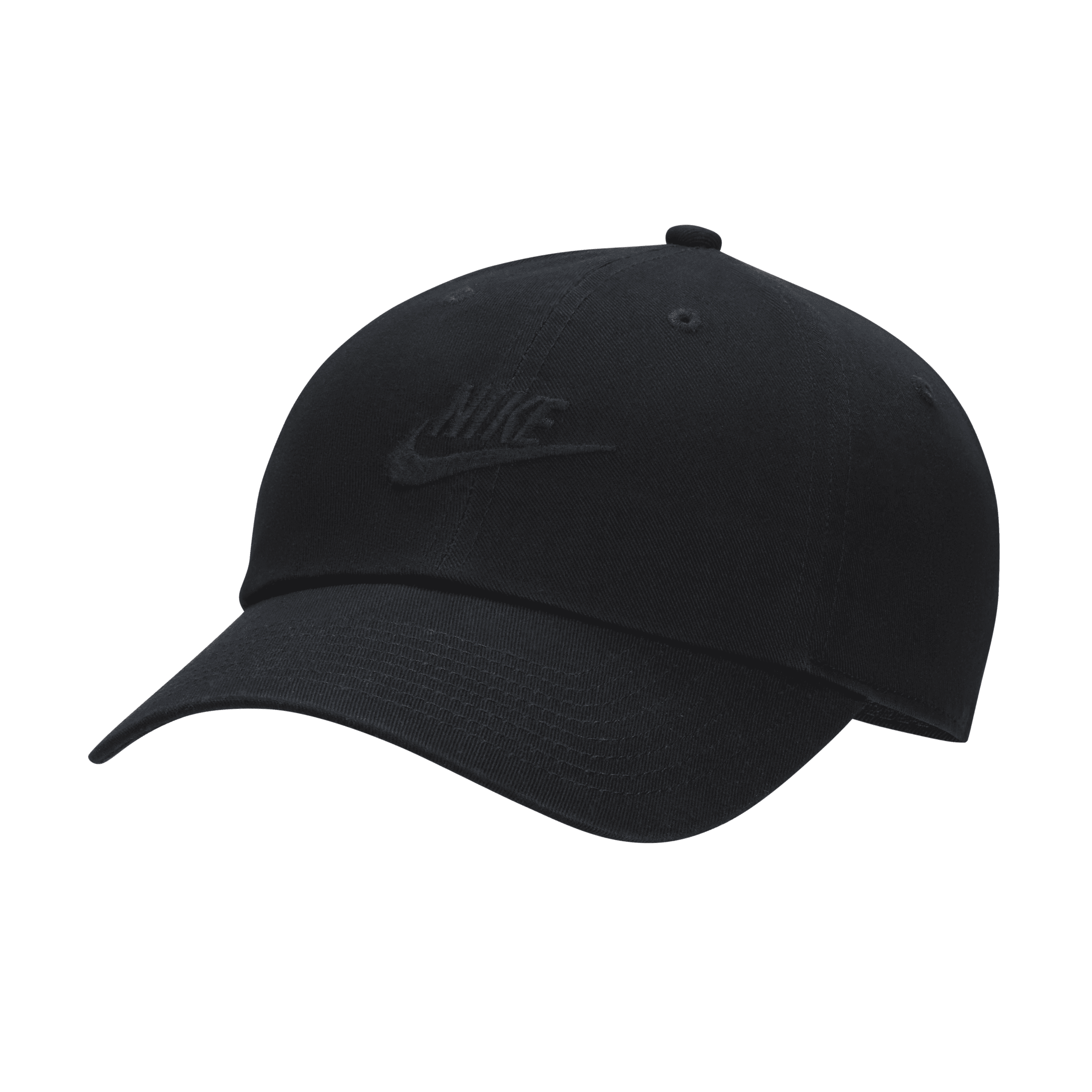 Shop Nike Unisex Club Unstructured Futura Wash Cap In Black