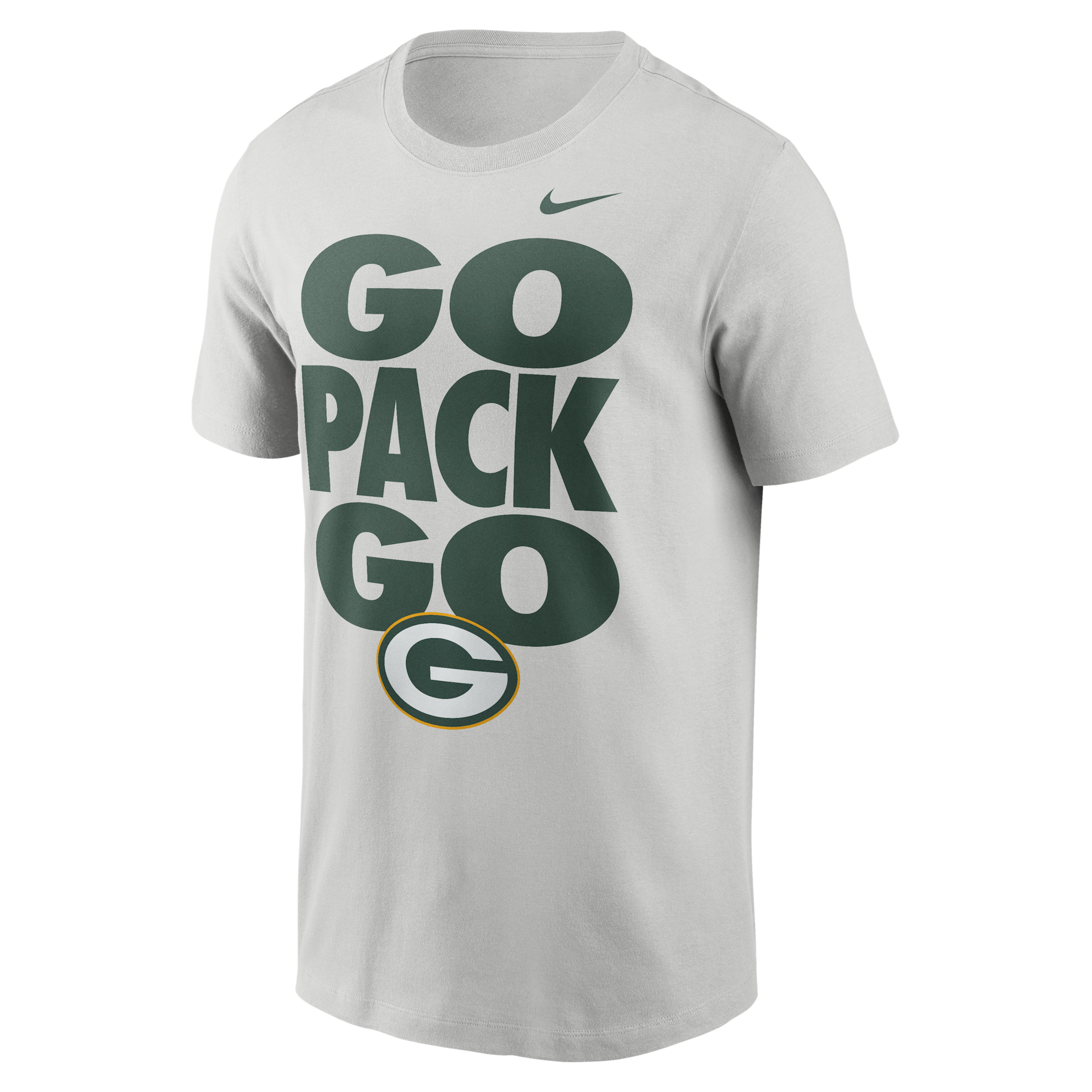 Green Bay Packers Essential Nike Men's NFL T-Shirt in Grey | N1990BB7T-U7G