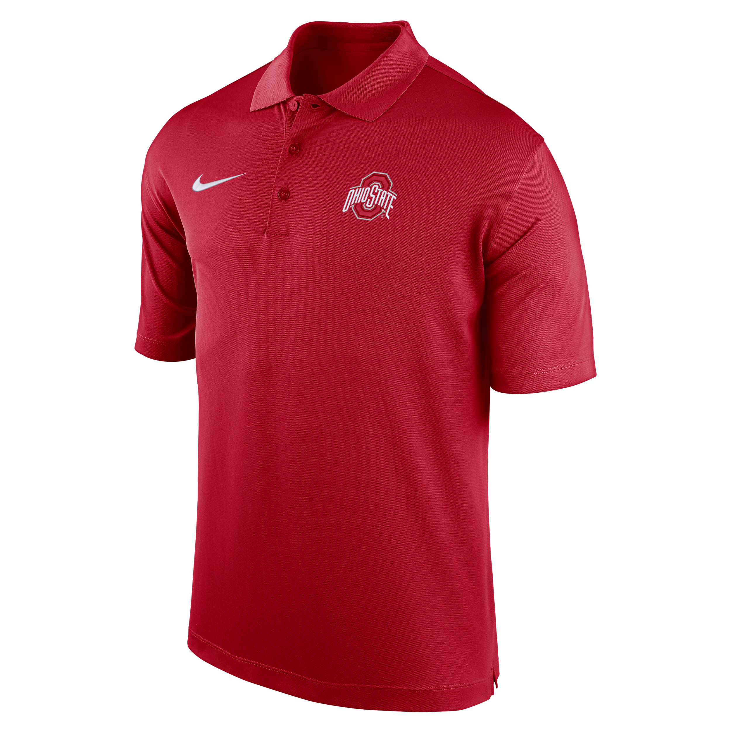 Nike Ohio State  Men's Dri-fit College Polo In Red
