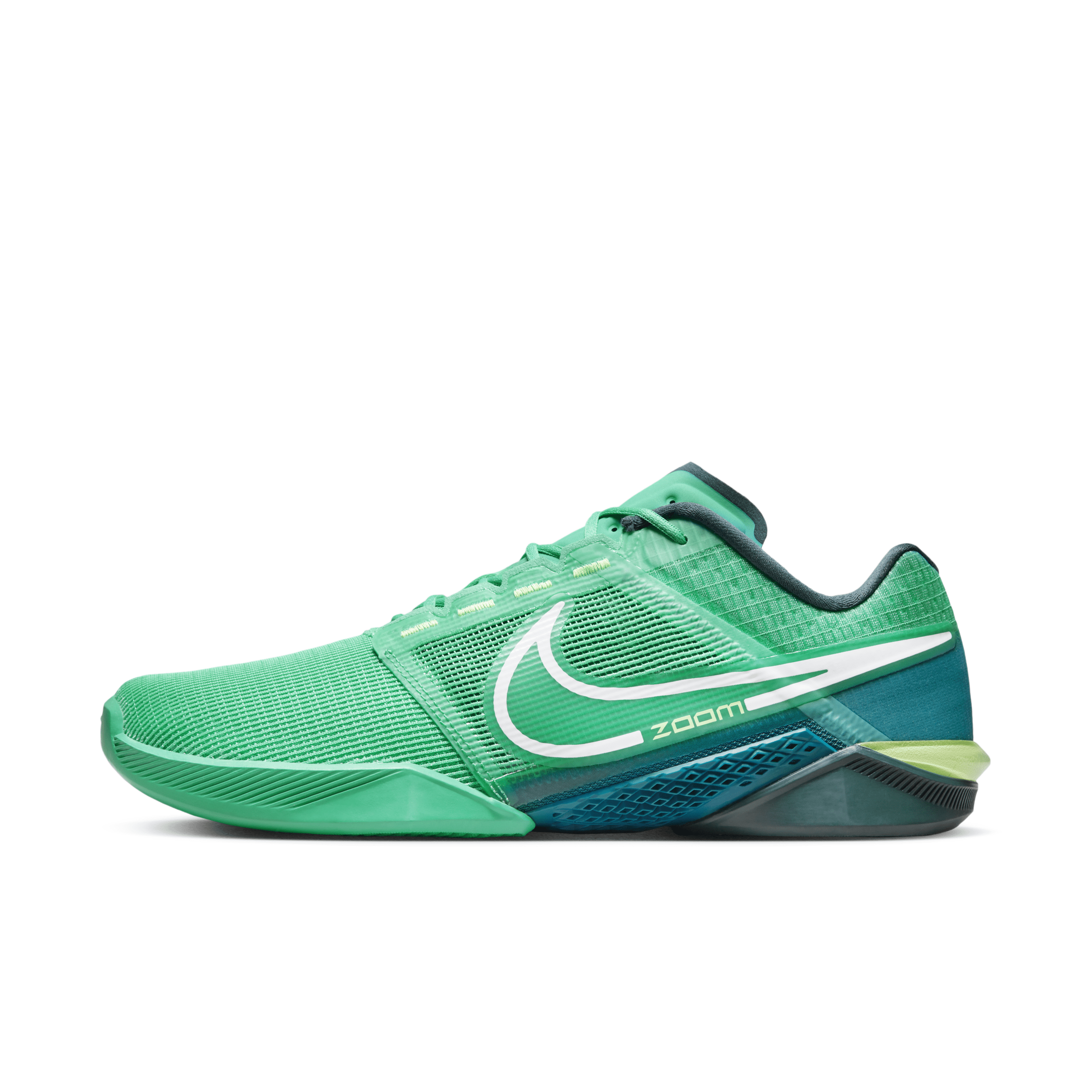 Nike Zoom Metcon Turbo 2 Rubber-trimmed Mesh And Ripstop Sneakers In Green