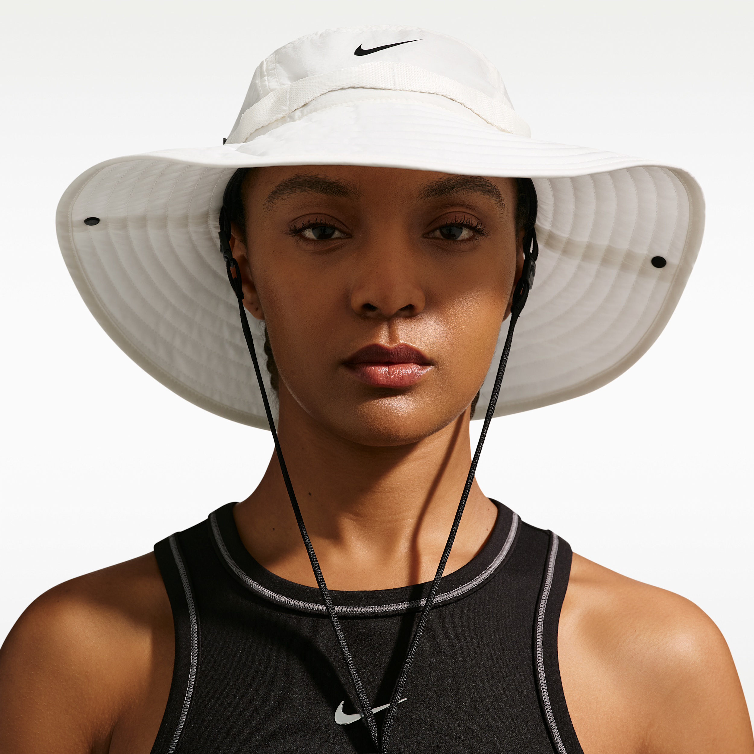 Nike Adult Apex Dri-FIT Golf Bucket Hat, Men's, Large, Sail/Anthracite/Black Gray