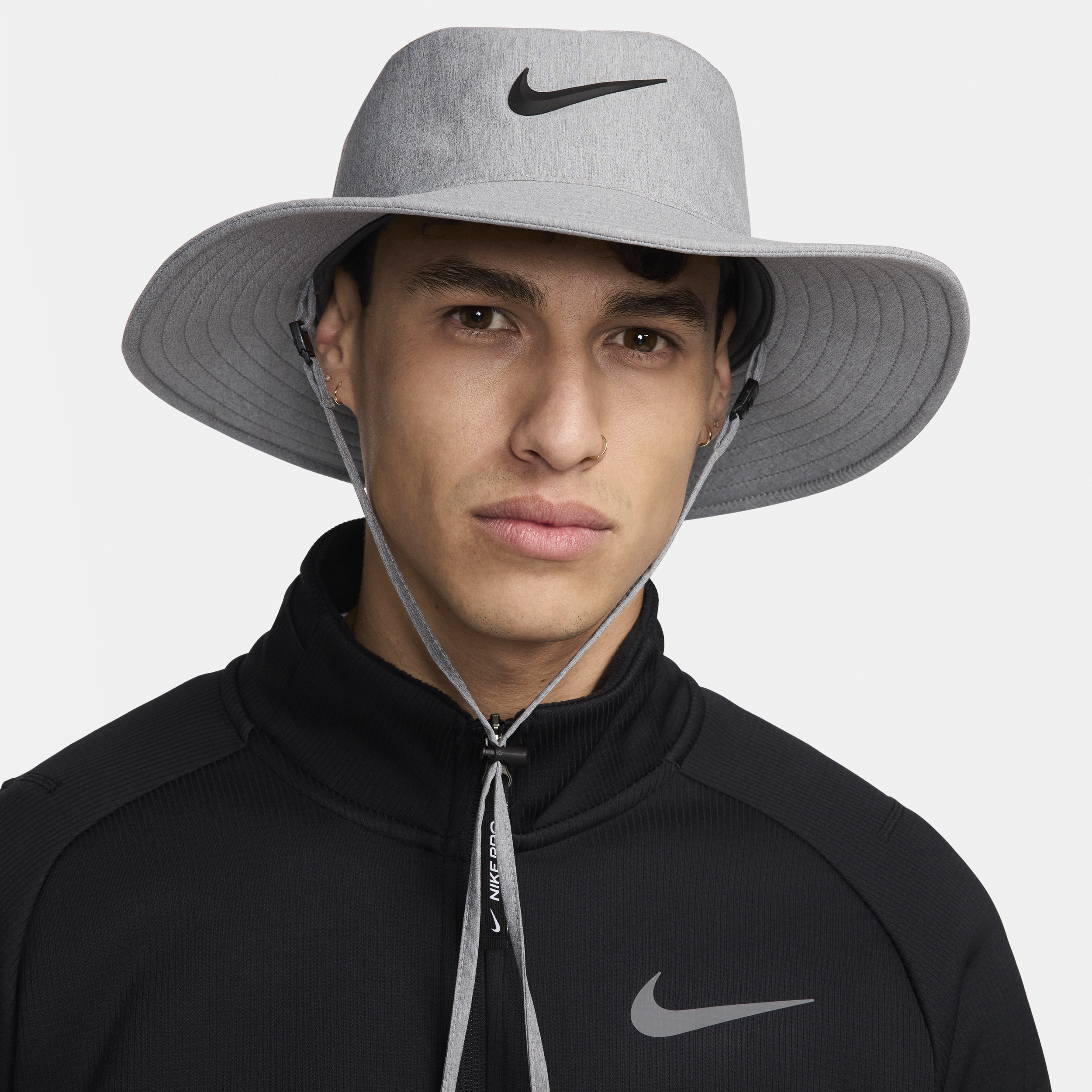 Shop Nike Unisex Apex Dri-fit Bucket Hat In Grey