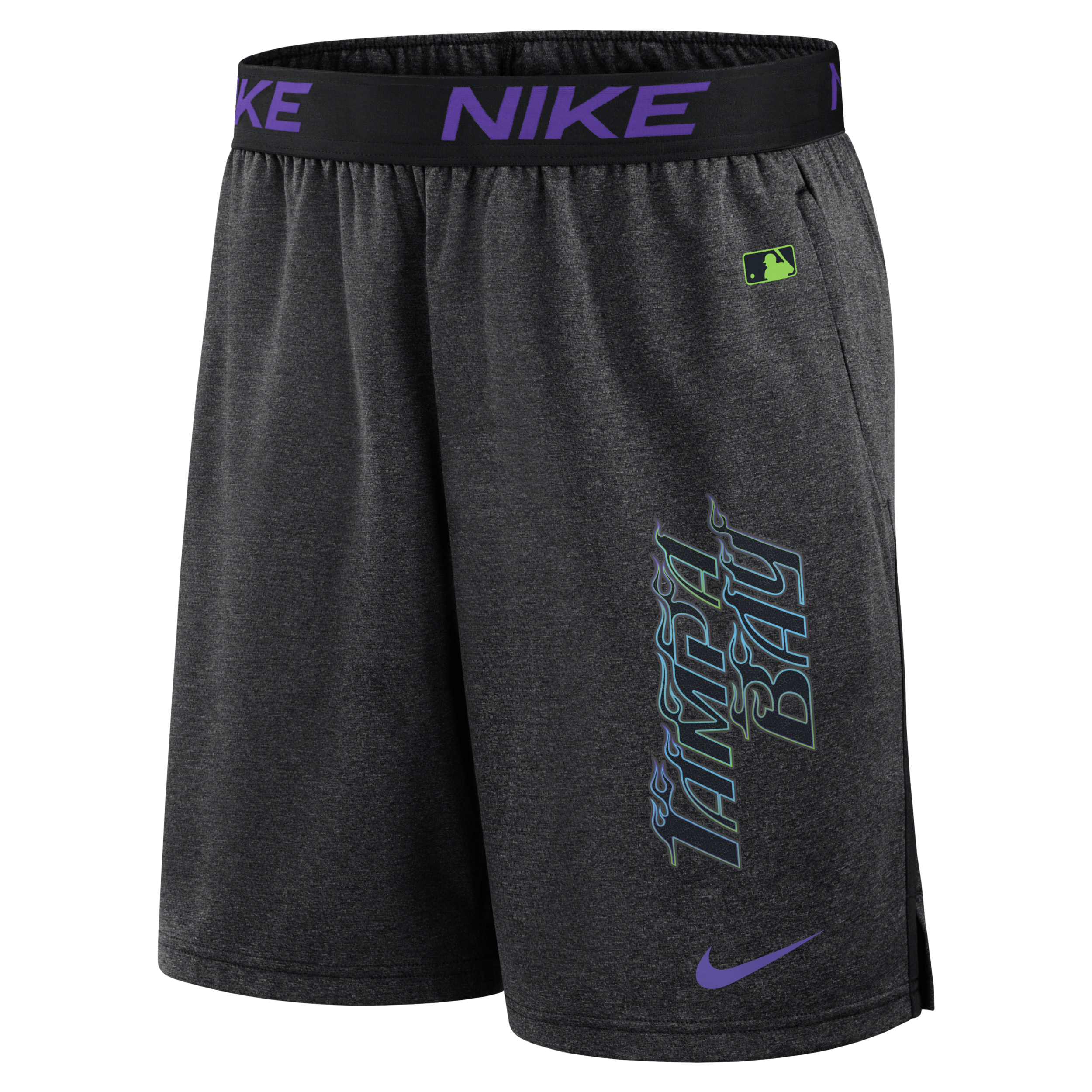 Nike Tampa Bay Rays City Connect Practice  Men's Dri-fit Mlb Shorts In Metallic