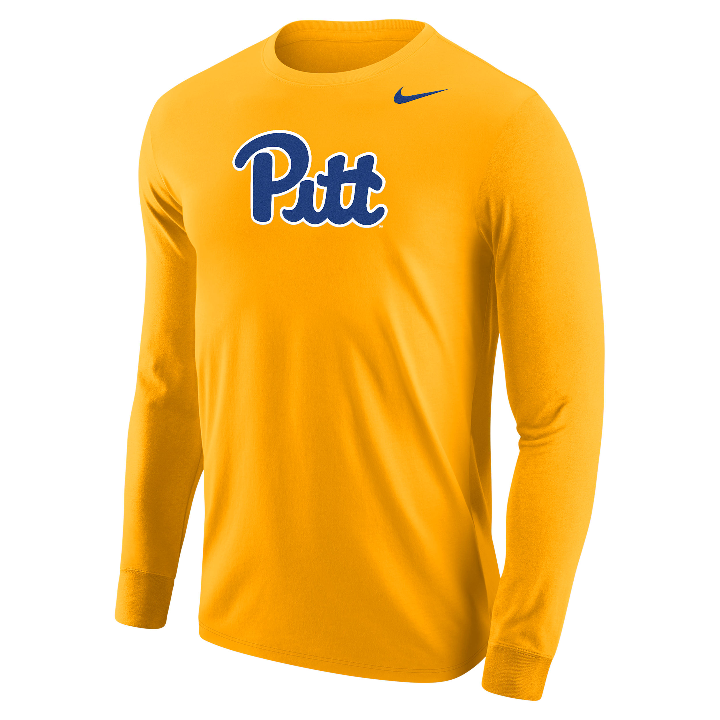 Pittsburgh Panthers Nike Men's Football Long-Sleeve T-Shirt in Yellow | M12333P397PTBG-GLD