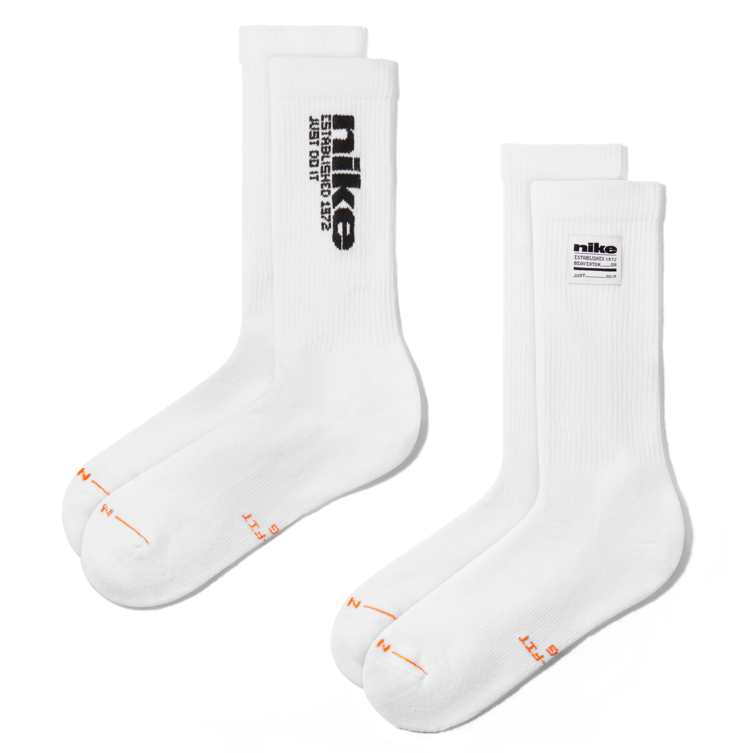 Nike Unisex Everyday Elevated Crew Socks (2 Pairs) in Multicolor | IH8525-901