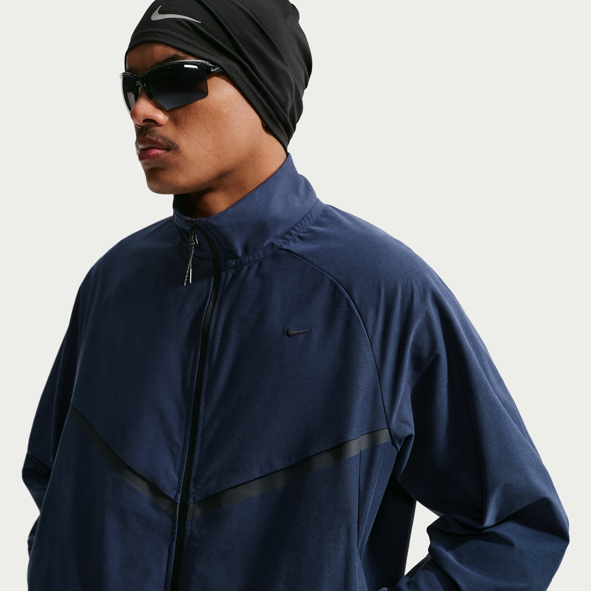 Men's Nike Sportswear Tech Dri-FIT Shori Knit Track Jacket in Blue | IM1335-451