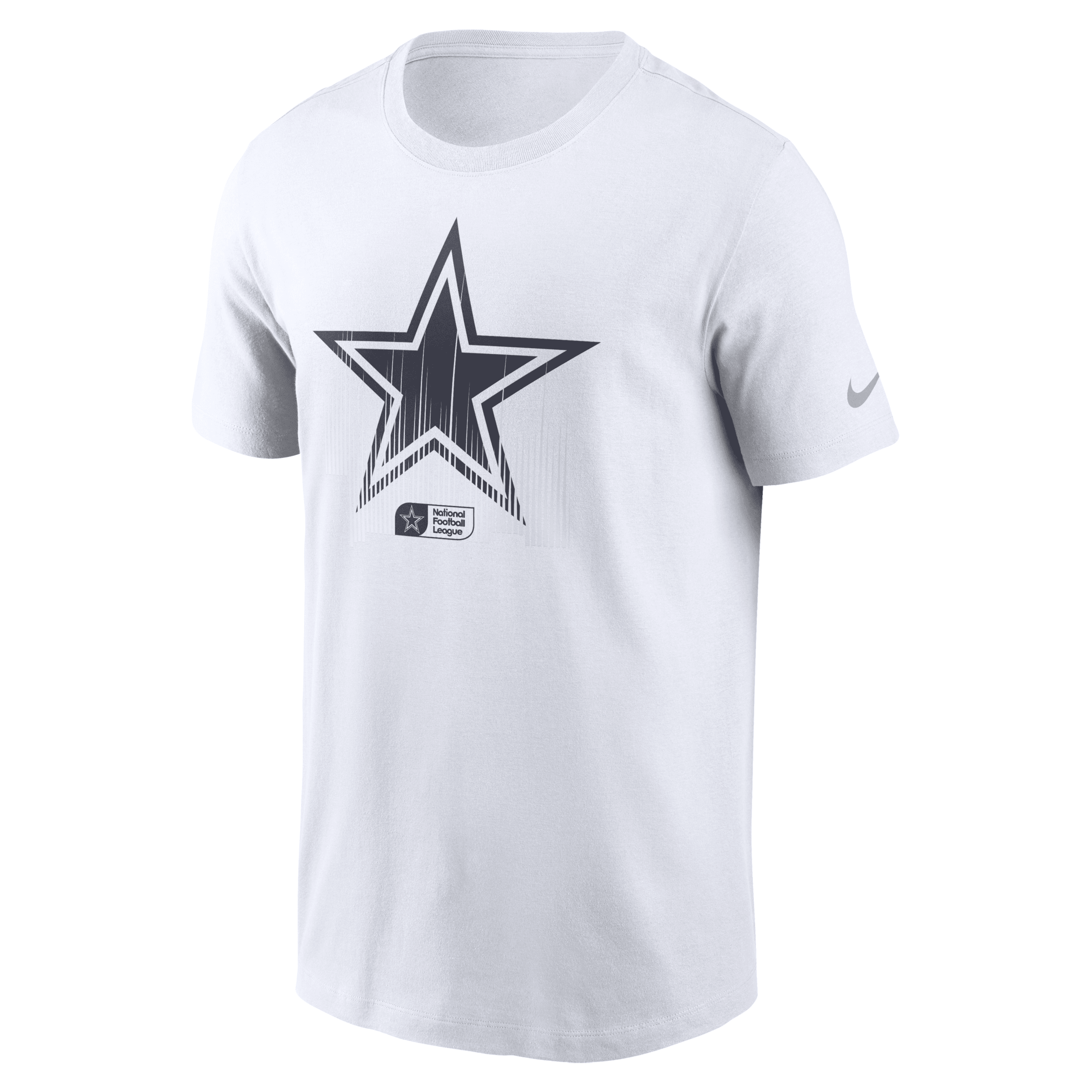 Dallas Cowboys Faded Essential Nike Men's NFL T-Shirt in White | N19910A7RD-P8V