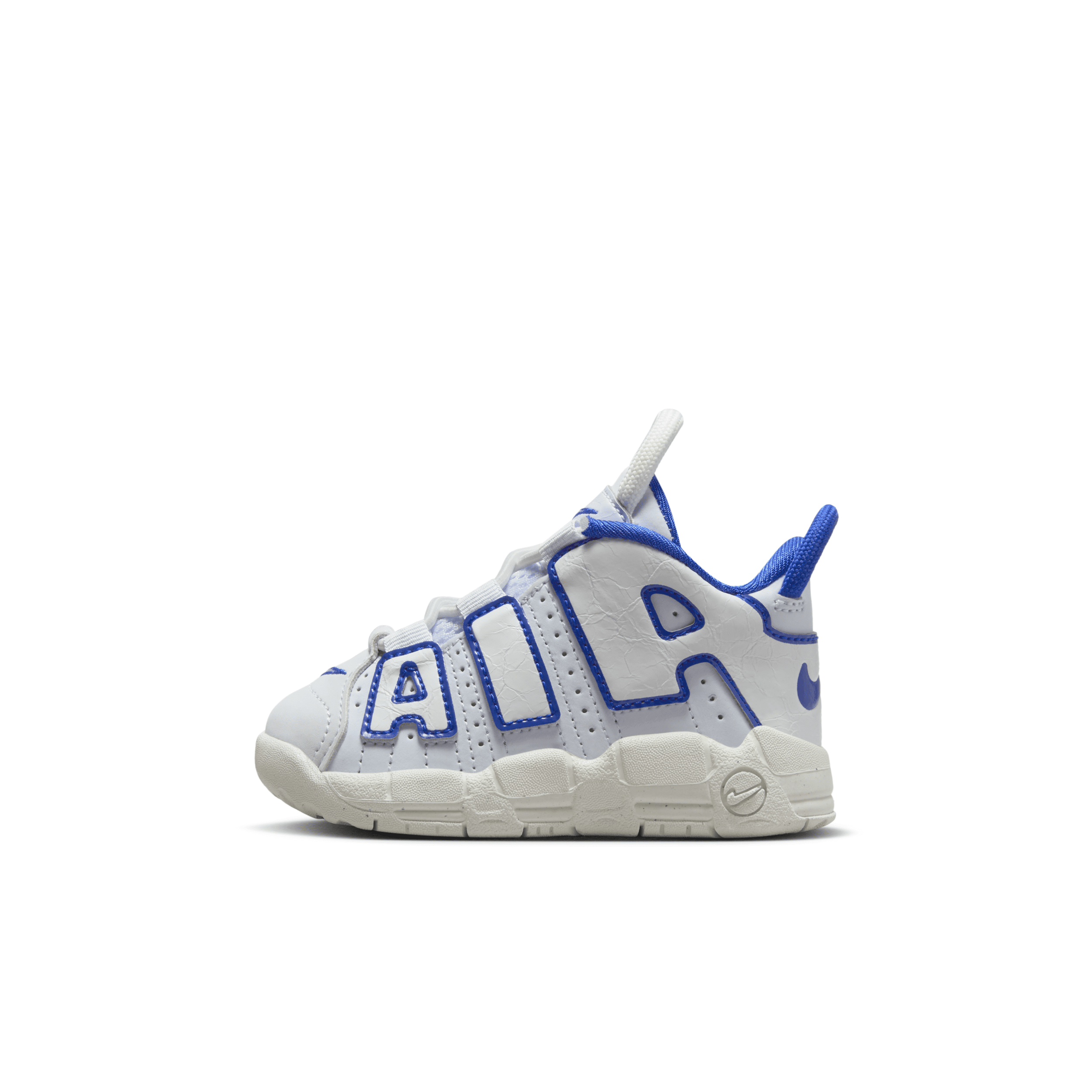 Shop Nike Air More Uptempo Baby/toddler Shoes In White