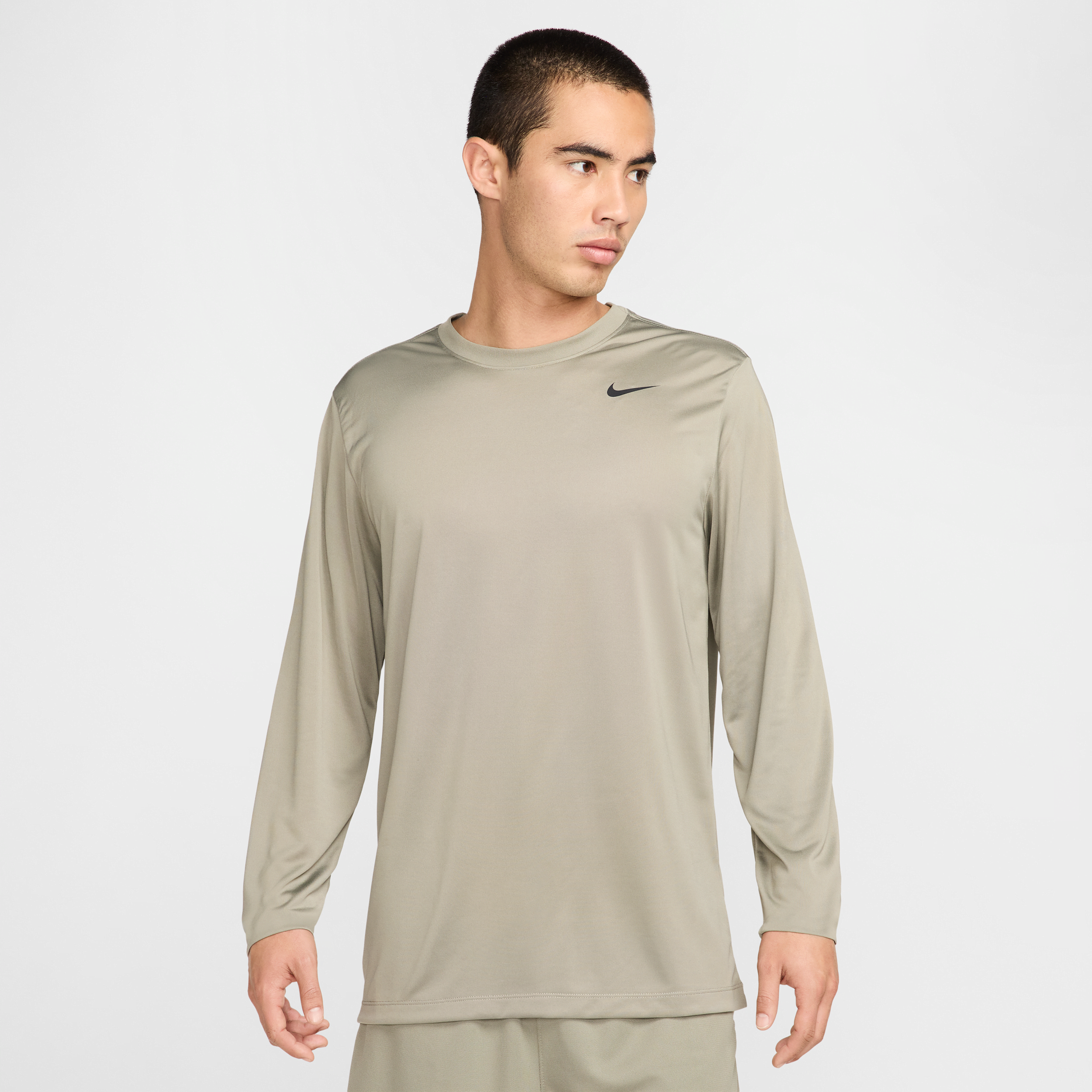 Nike Men's Dri-fit Legend Long-sleeve Fitness Top In Green