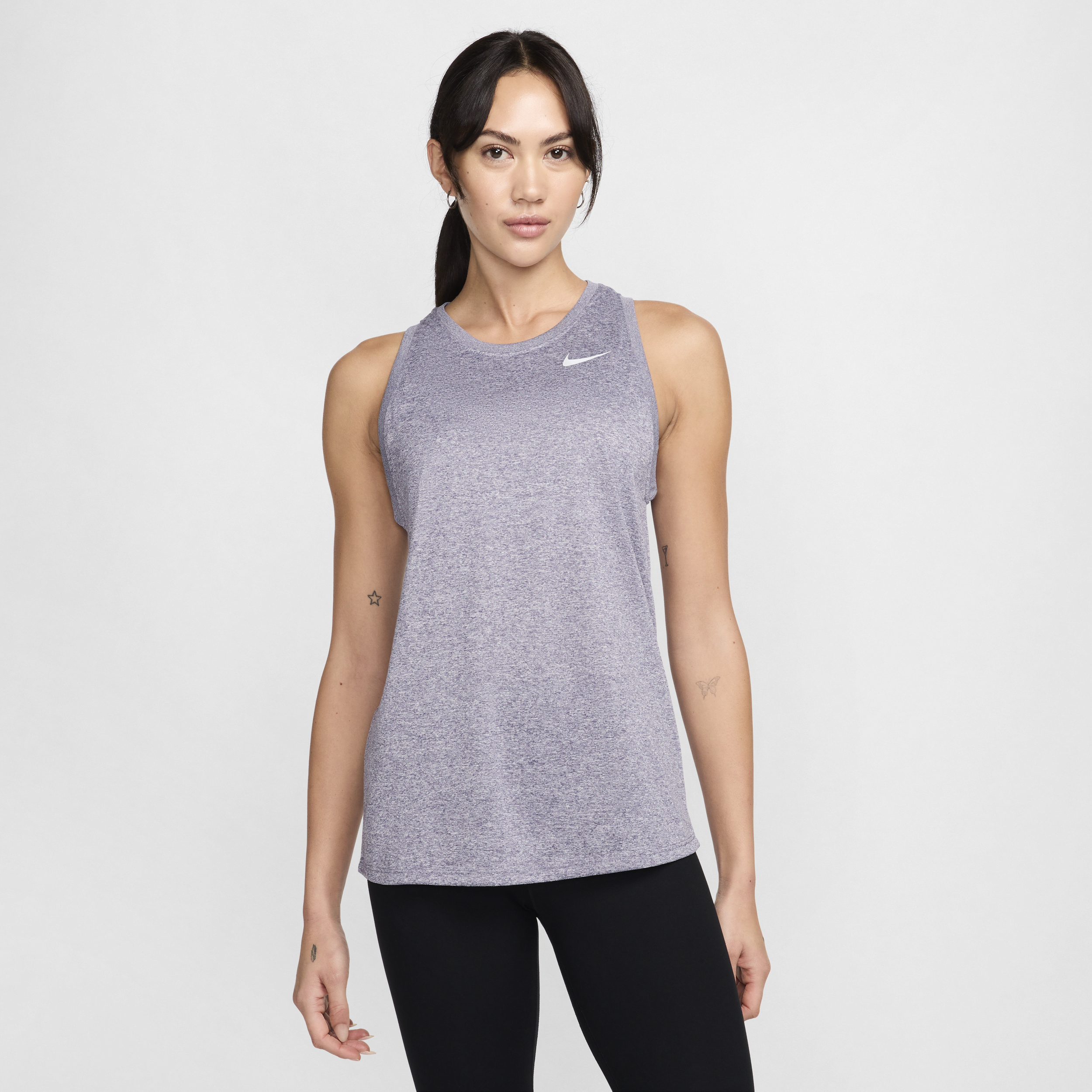 Shop Nike Women's Dri-fit Training Tank Top In Purple