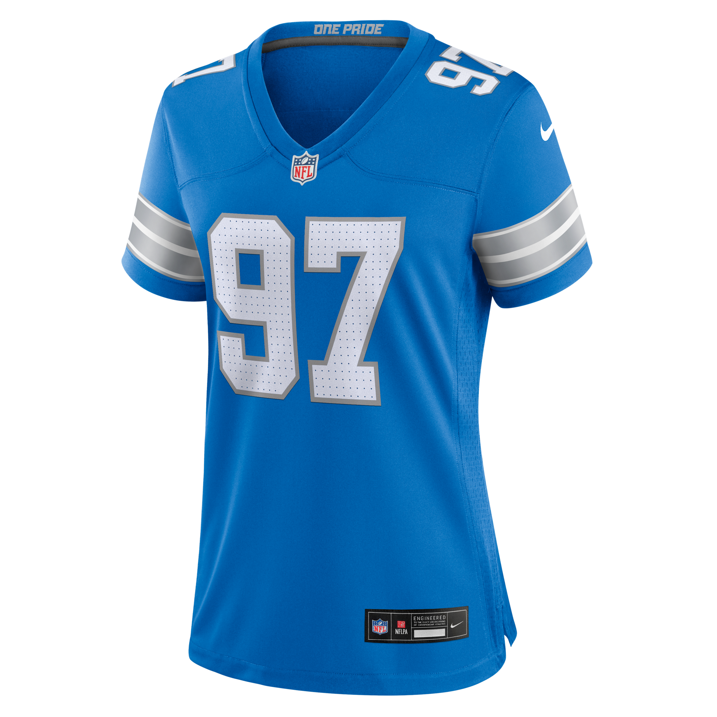 Nike Aidan Hutchinson Blue Detroit Lions Game Jersey In Blue
