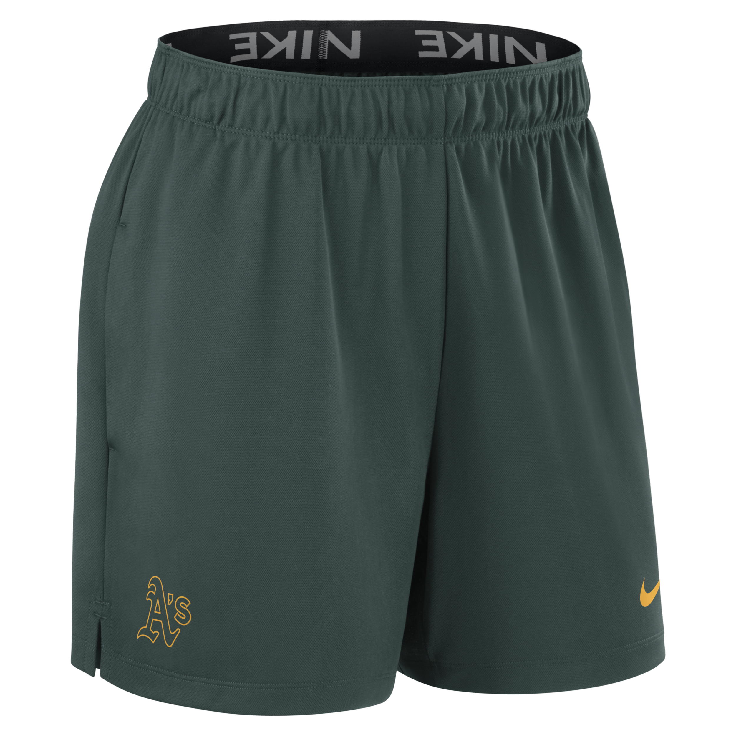 Shop Nike Oakland Athletics Authentic Collection Practice  Women's Dri-fit Mlb Shorts In Green