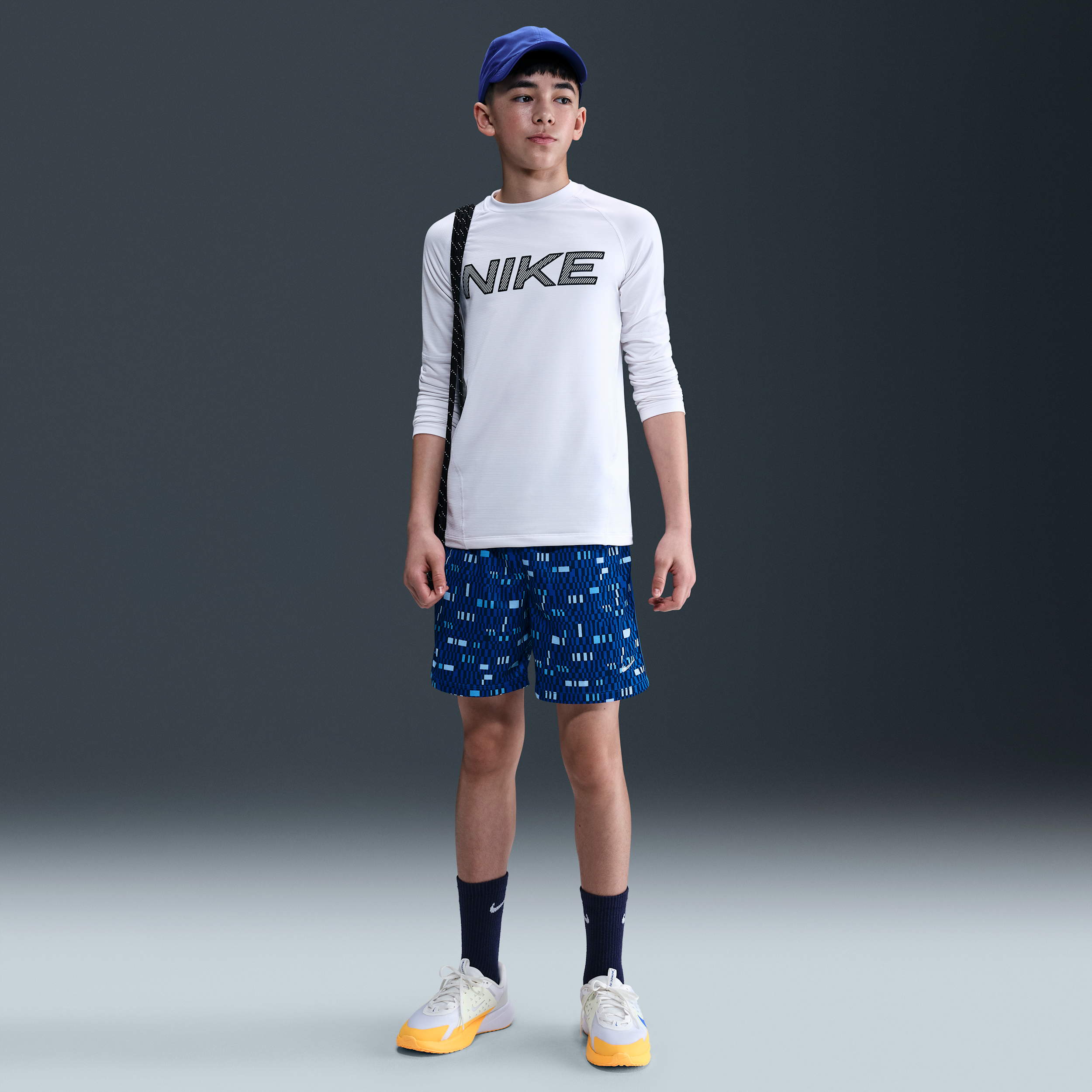 Nike Multi Big Kids' (Boys') Dri-FIT Shorts in Blue | HV0666-480