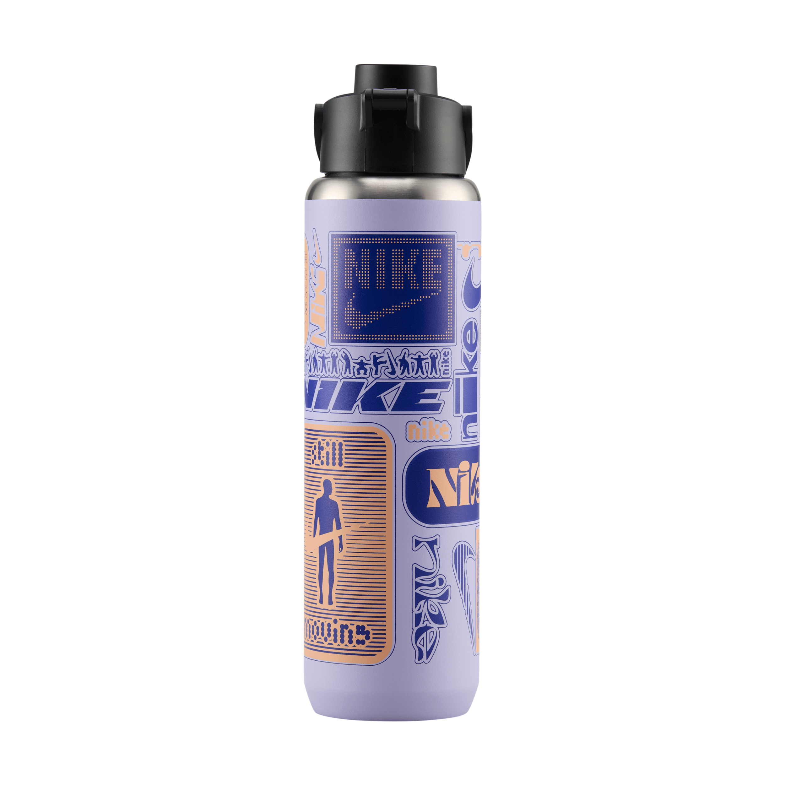 Nike Recharge Stainless Steel Chug Bottle (24 Oz) In Purple