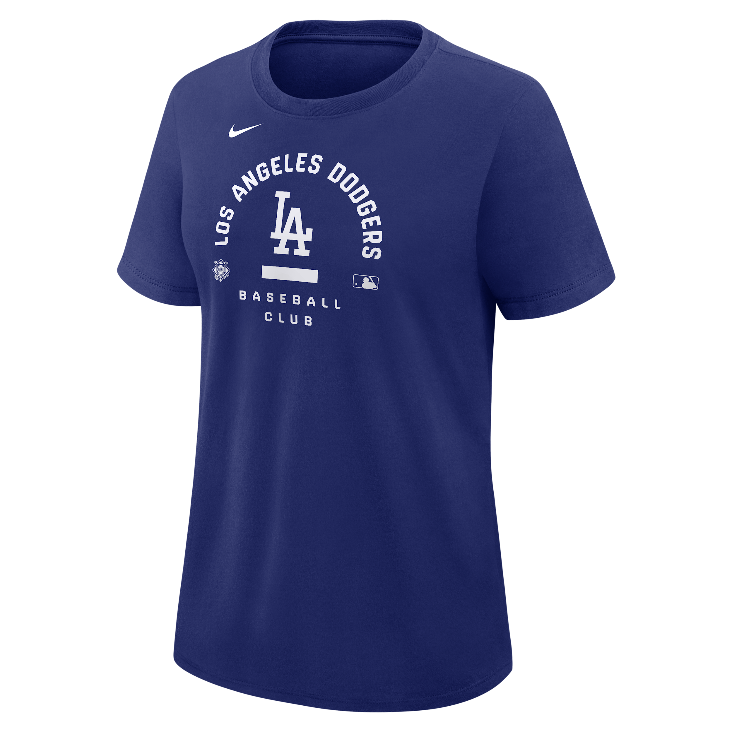 Los Angeles Dodgers Authentic Collection Early Work Nike Women's Dri-FIT MLB T-Shirt in Blue | 03N847XLD-HXK