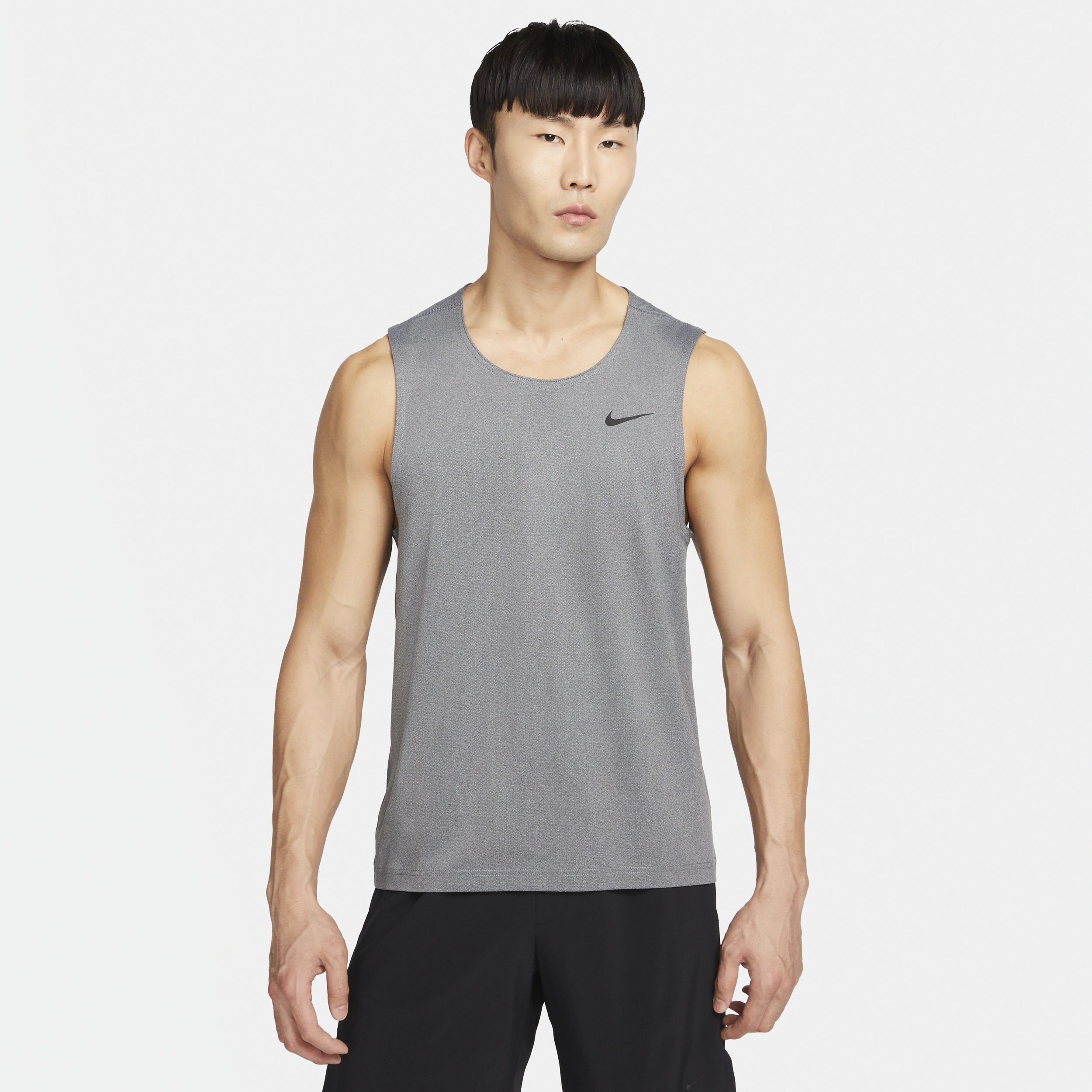Shop Nike Men's Ready Dri-fit Fitness Tank Top In Black