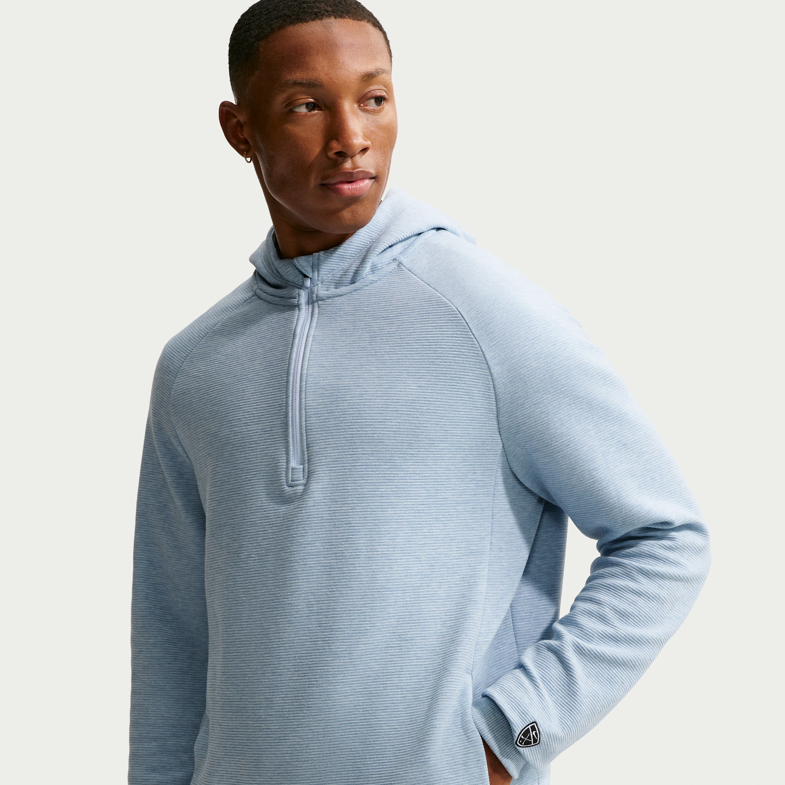 Nike Men's Par Therma-FIT Golf Hoodie in Blue | IB0294-486