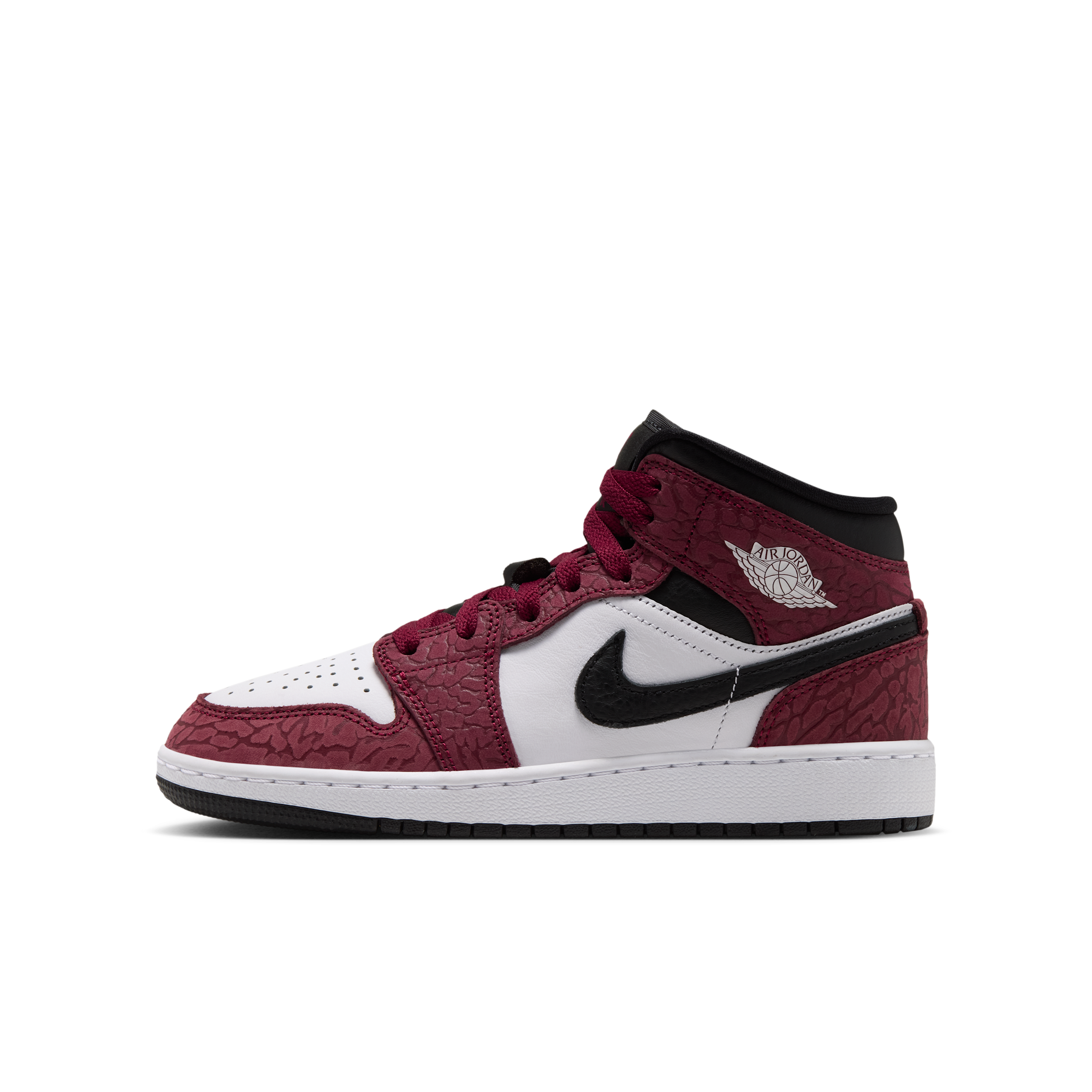 Air Jordan 1 Mid SE Big Kids' Shoes in Red | IQ5230-600