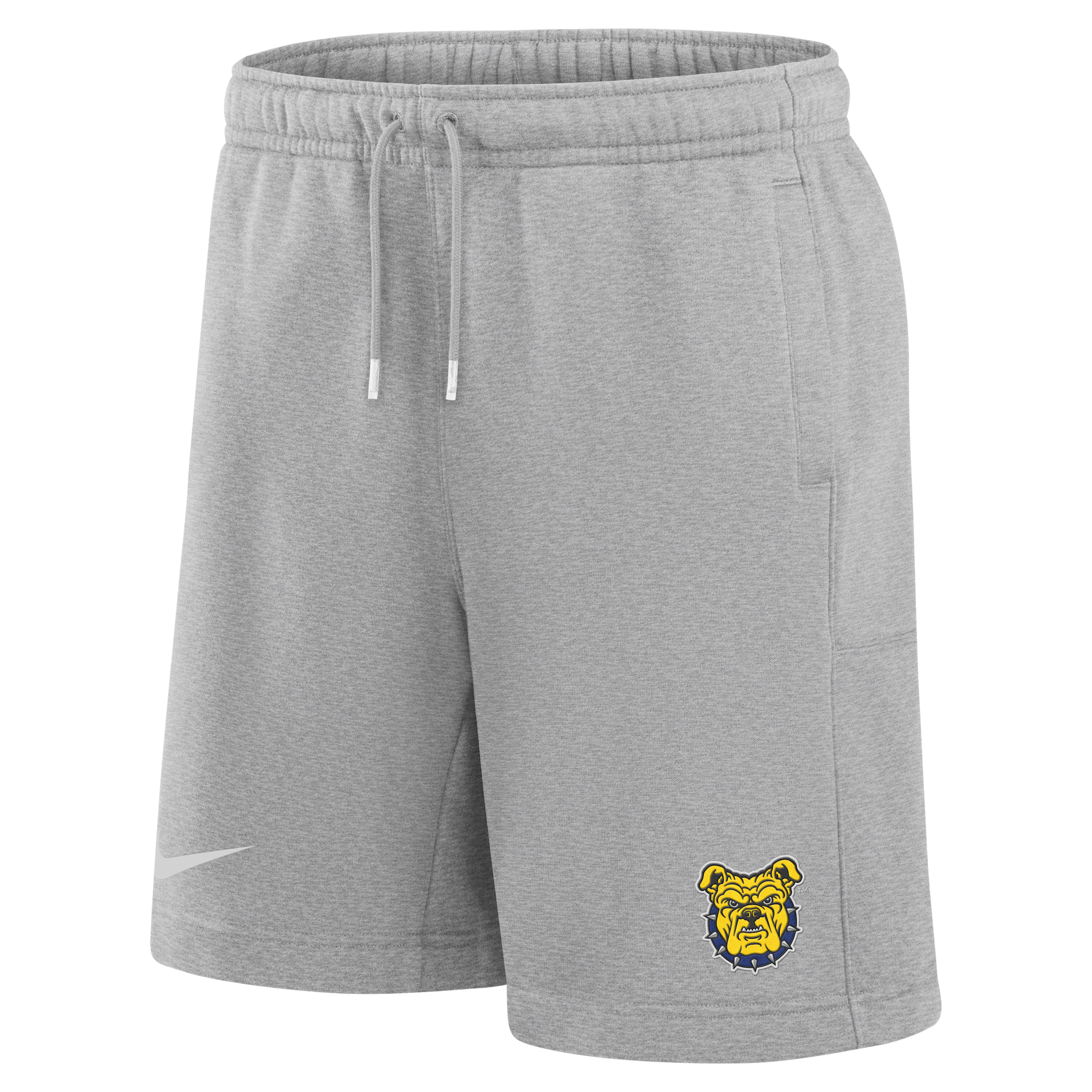 Nike Men's College Club (North Carolina A&T University) Fleece Shorts in Grey | M73891NCAT26-DHR