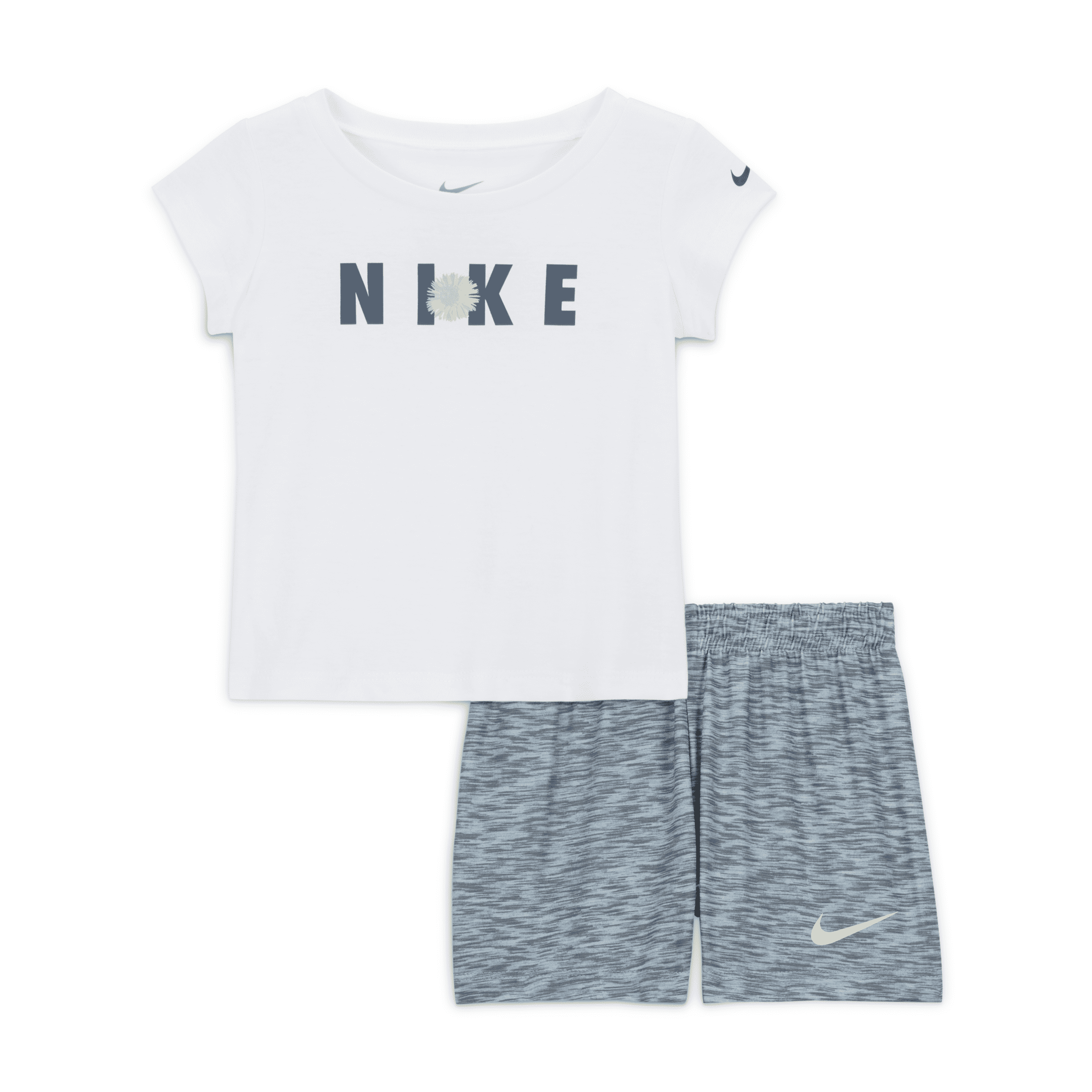 Nike Tee And Shorts Set Baby (12-24m) Set In Blue