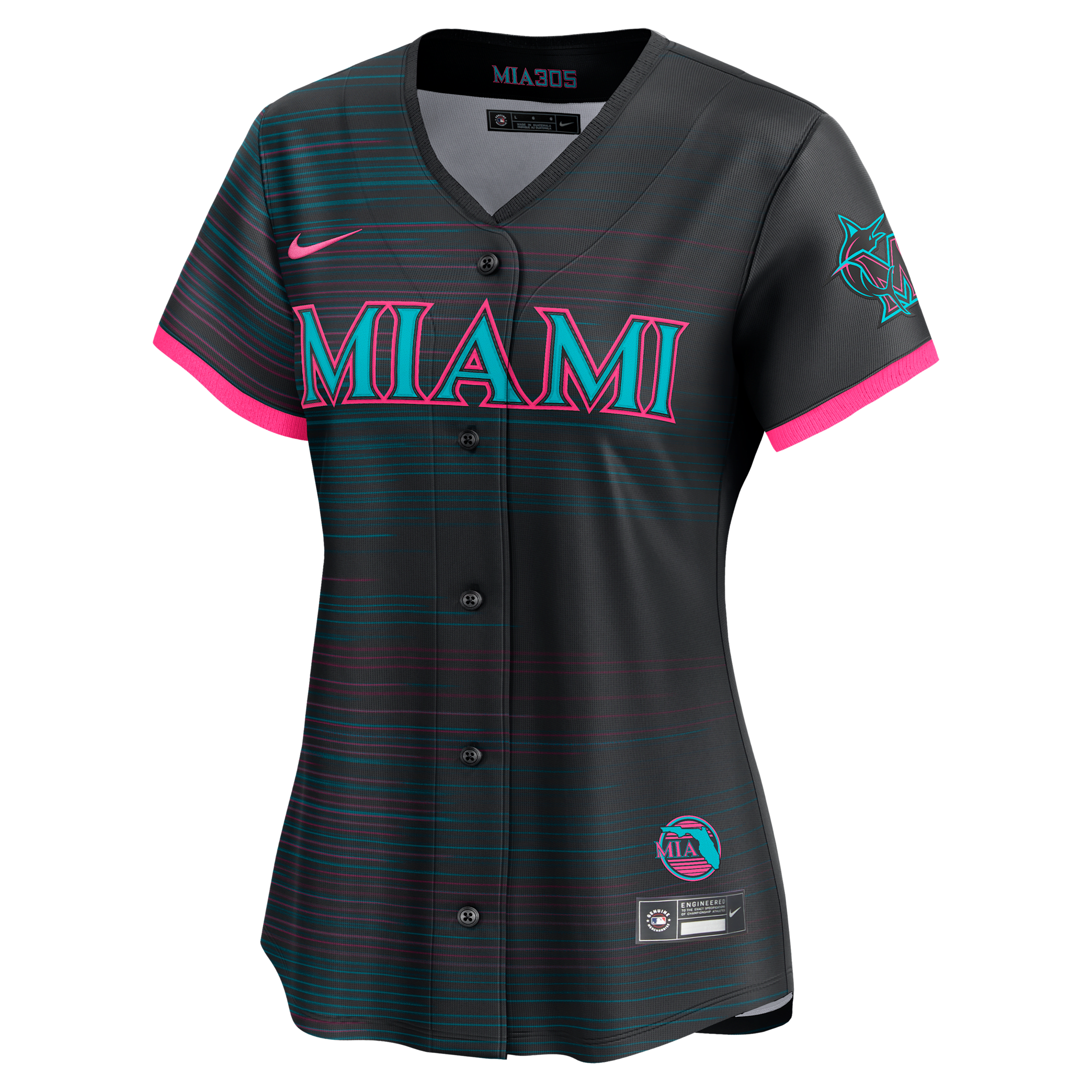 Nike Miami Marlins City Connect Womenâs Women's Dri-fit Adv Mlb Limited Jersey
