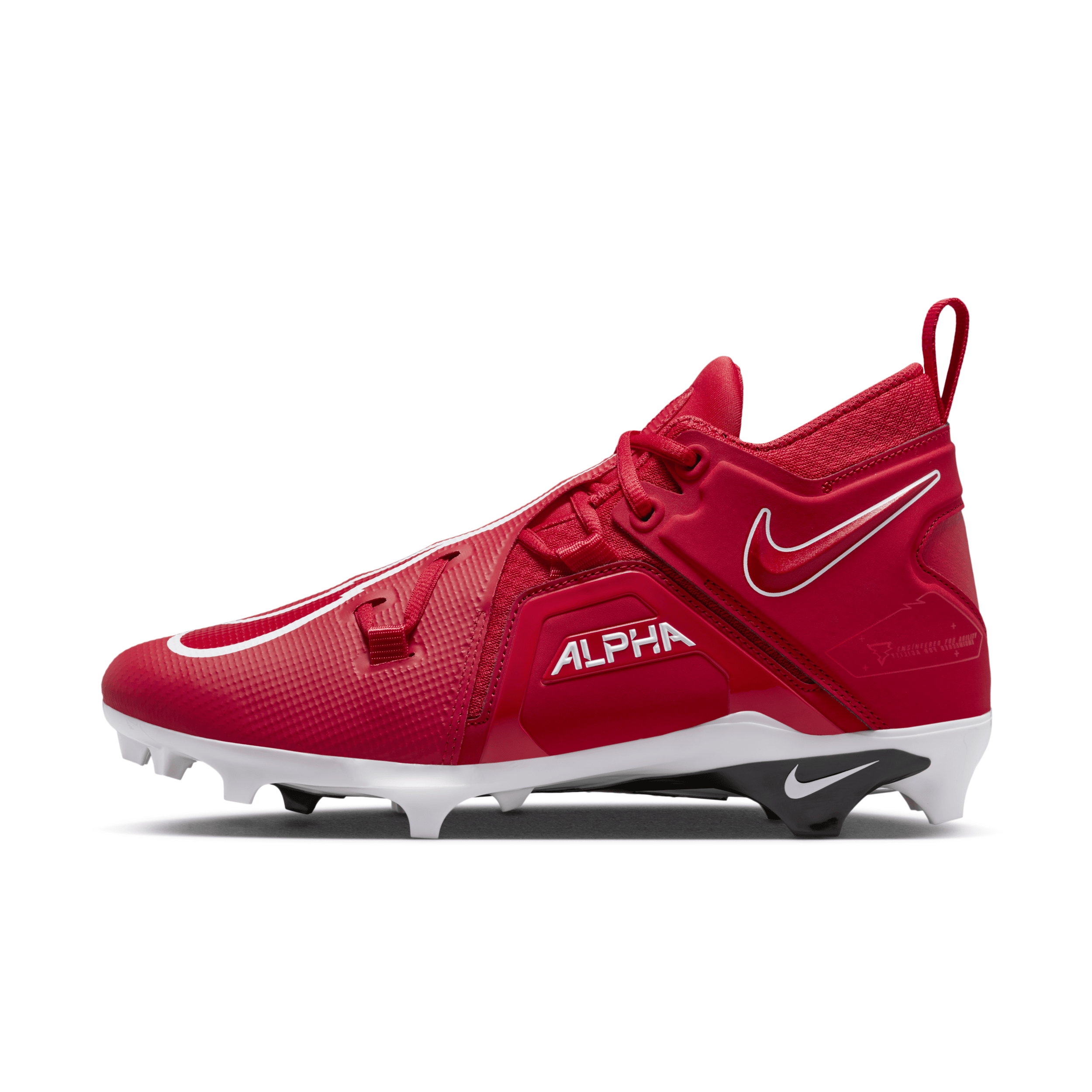 Nike Men's Alpha Menace Pro 3 Football Cleats In Red