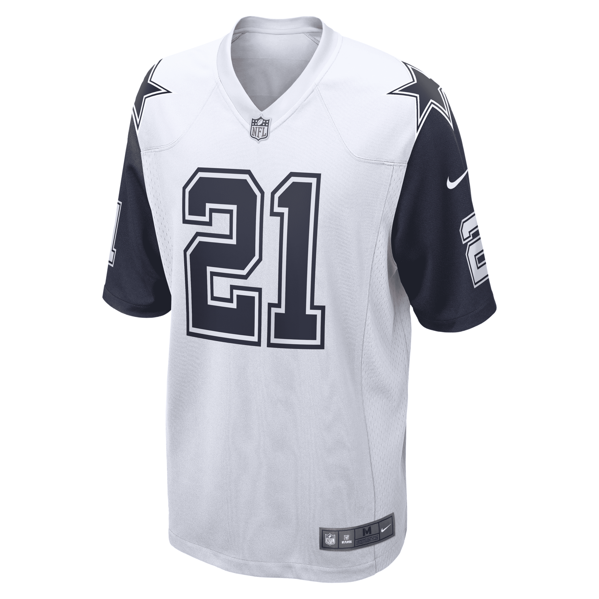 Shop Nike Men's Nfl Dallas Cowboys (ezekiel Elliott) Game Football Jersey In White