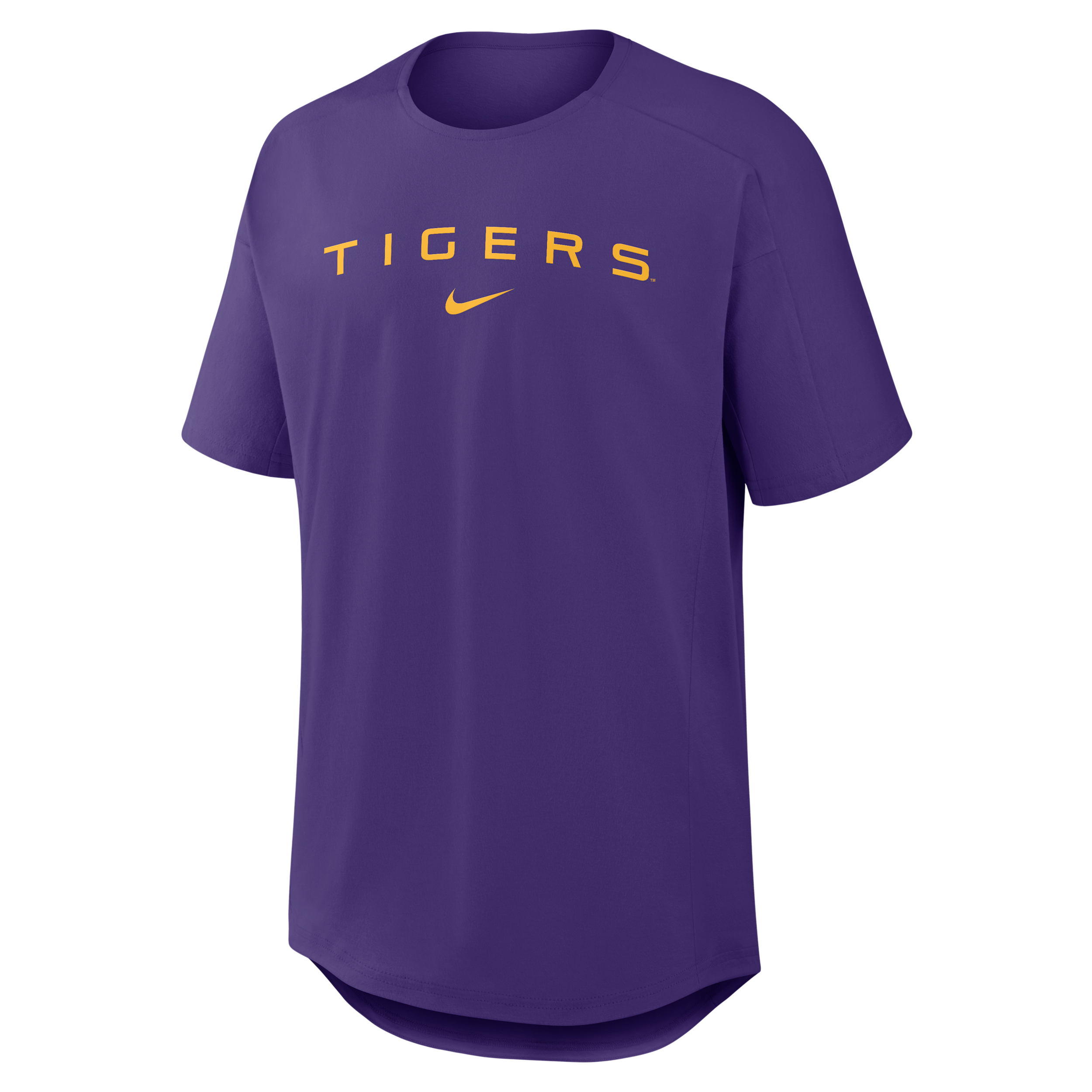 LSU Premium Performance Golf Club Nike Men's College Top in Purple | 04SG51LLSN-0NK