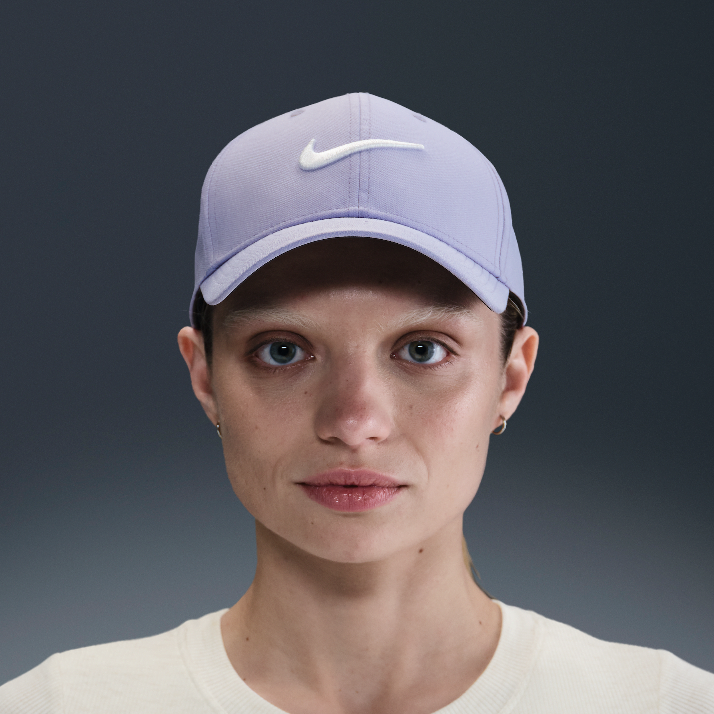 Nike Unisex Dri-fit Club Structured Swoosh Cap In Purple