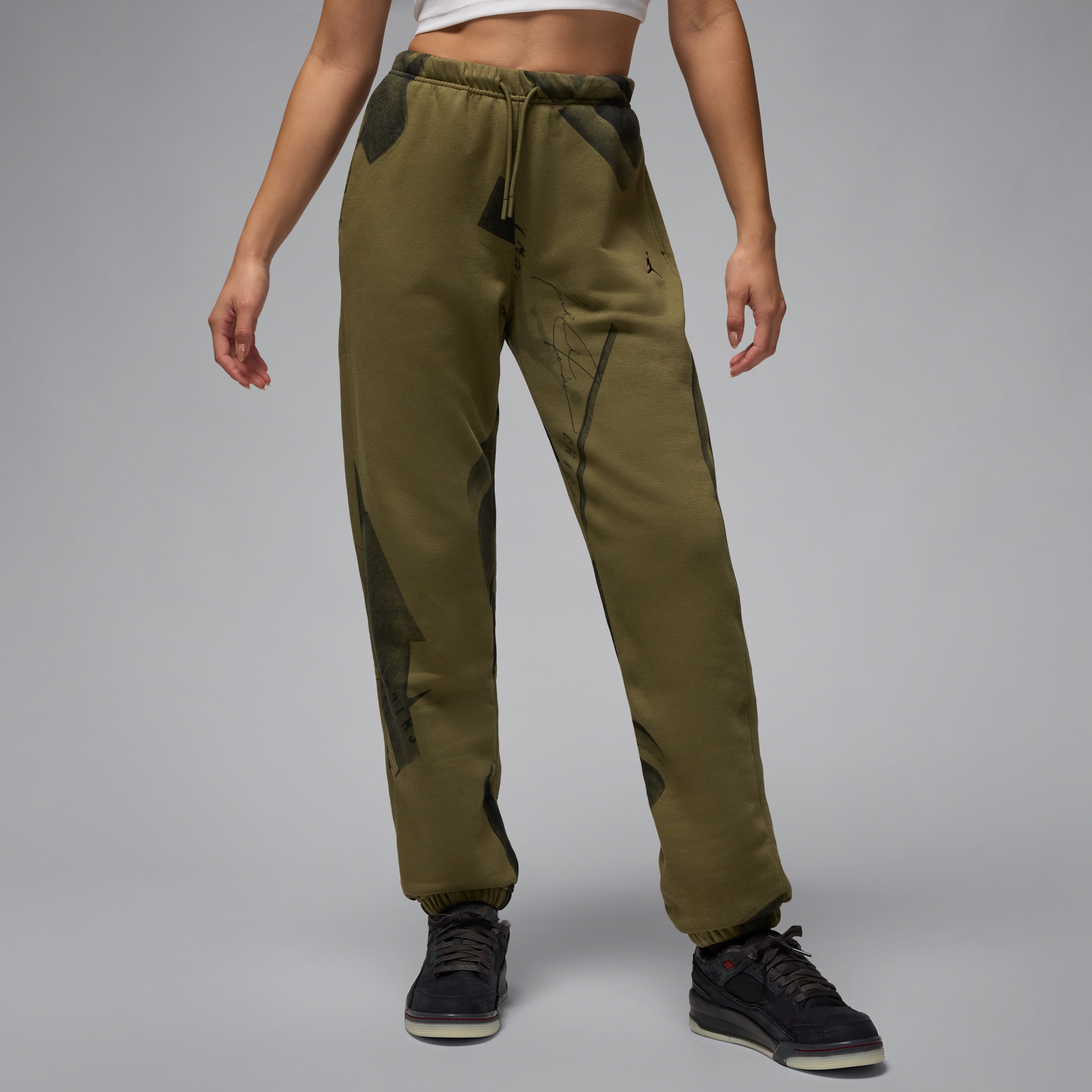 JORDAN WOMEN'S BROOKLYN FLEECE PRINTED PANTS 1015648084
