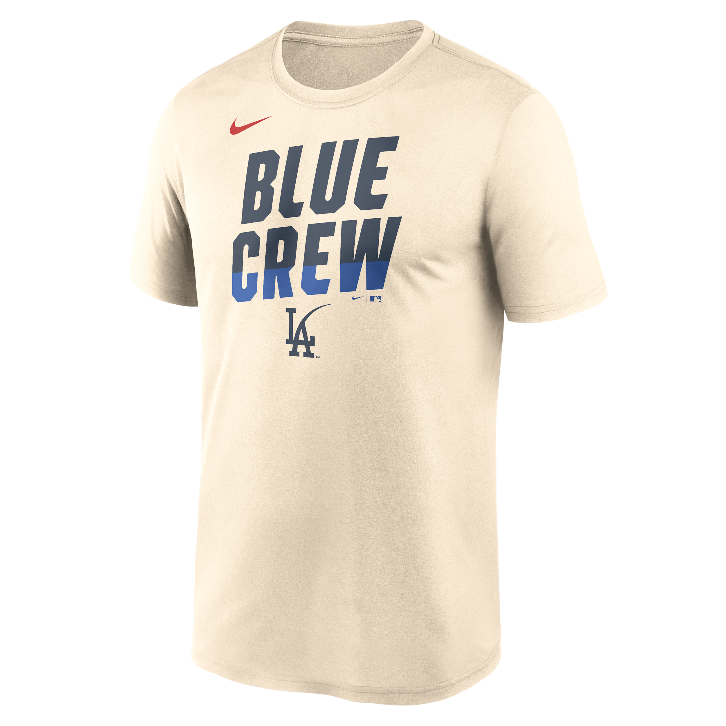 Los Angeles Dodgers City Connect Team Phrase Script Nike Men's Dri-FIT MLB T-Shirt in Brown | NKGK15ALD-TG9