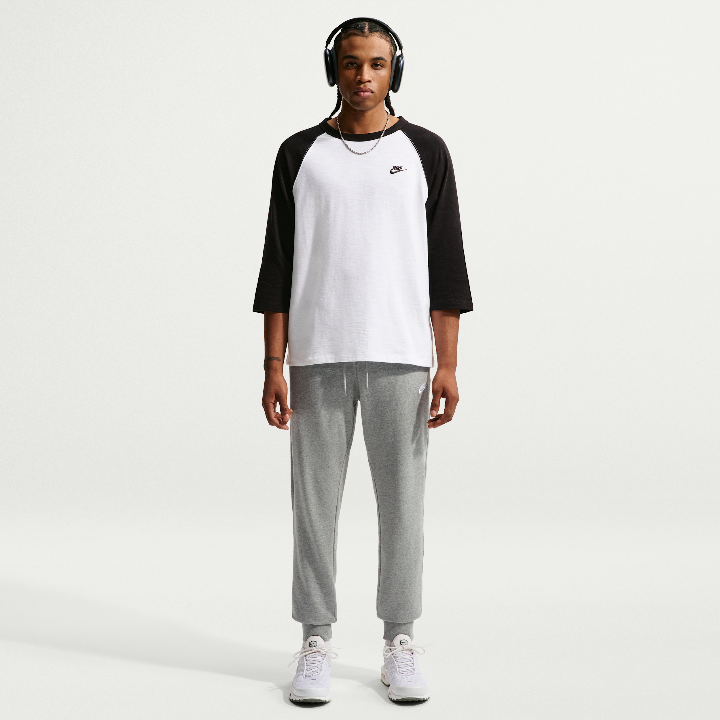 Nike Men's Club Knit Jogger Pants in Grey | FQ4330-063