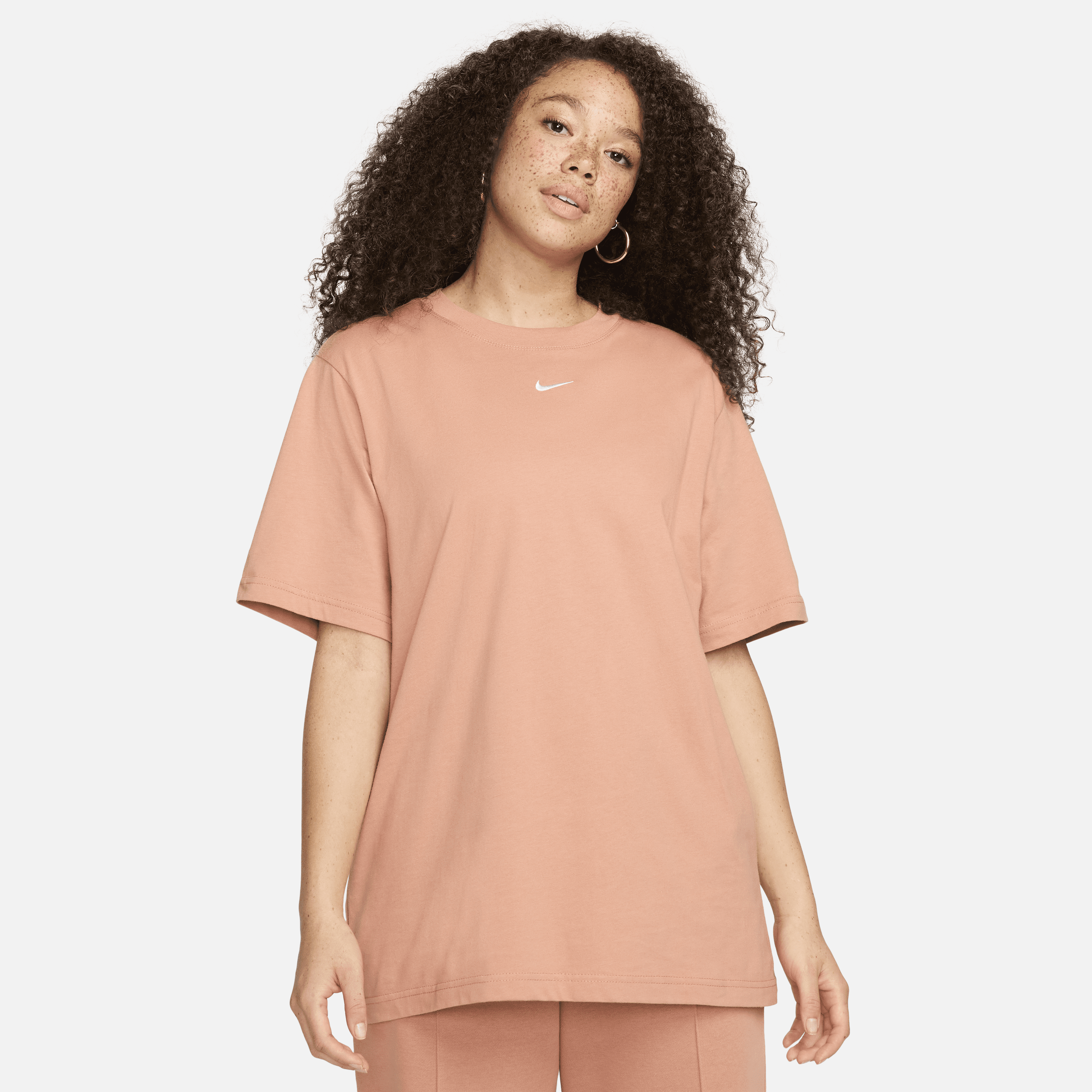 Shop Nike Women's  Sportswear Essential T-shirt In Brown