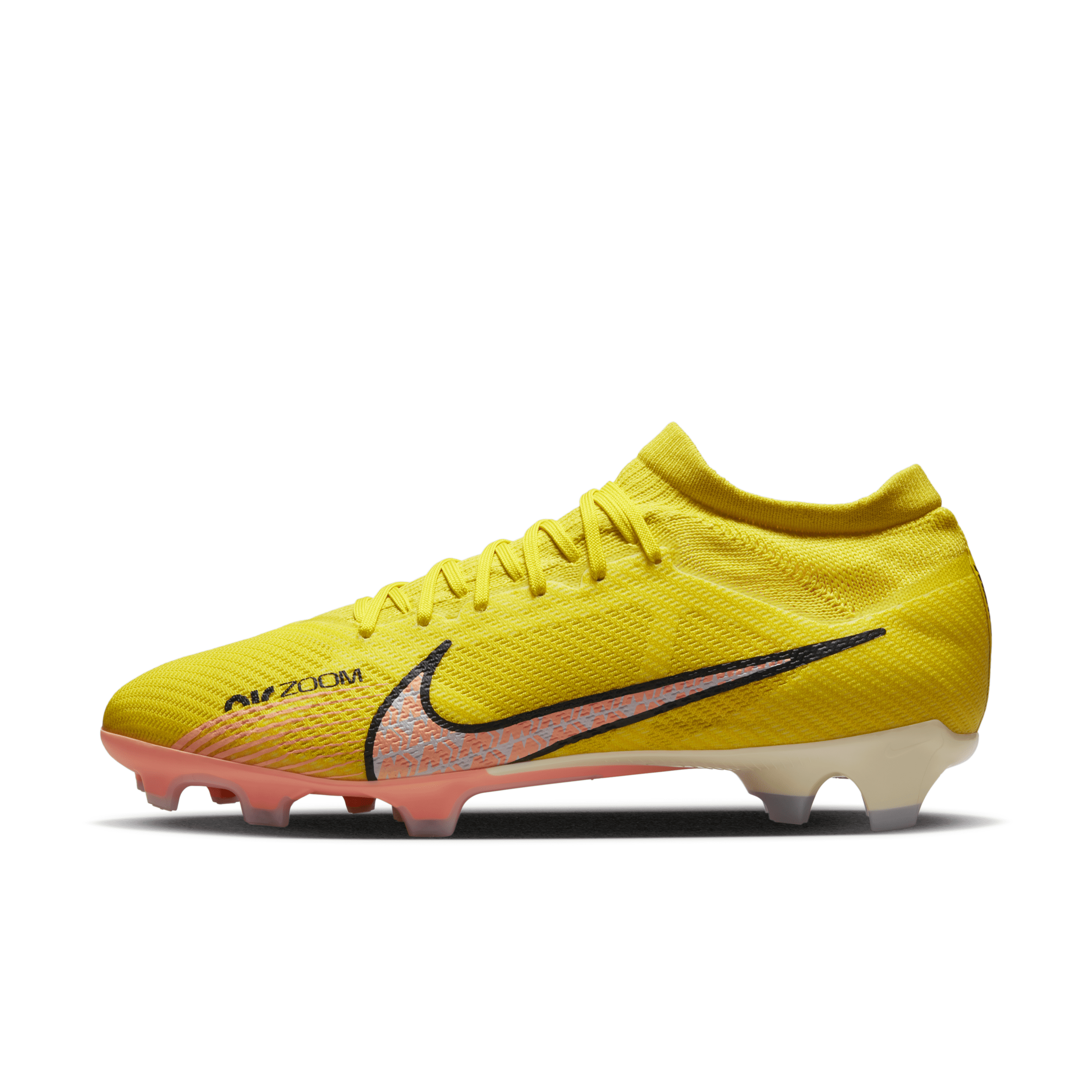 Nike Men's Zoom Mercurial Vapor 15 Pro Fg Firm-ground Soccer Cleats In Yellow