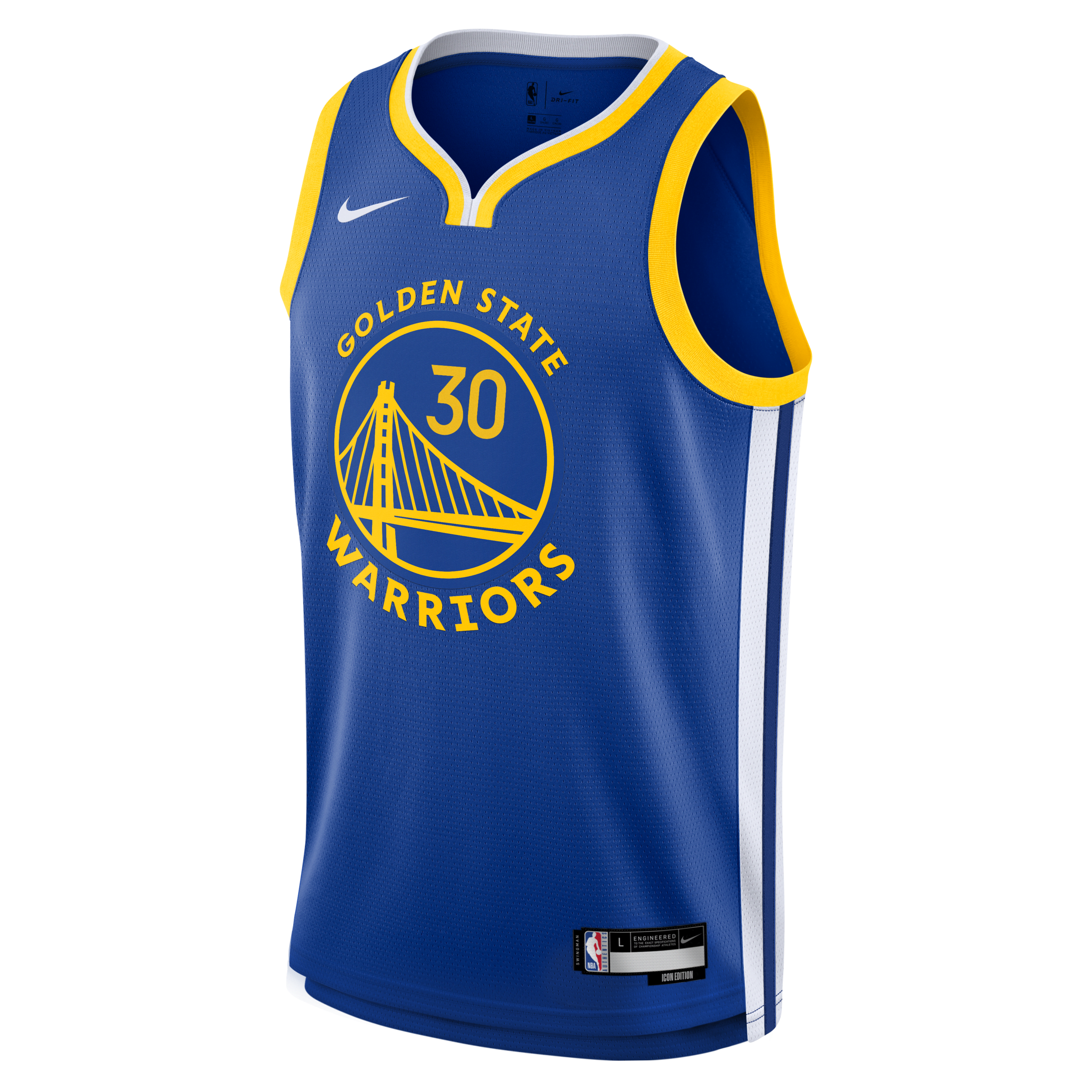 Nike Youth  Stephen Curry Royal Golden State Warriors Swingman Jersey In Blue
