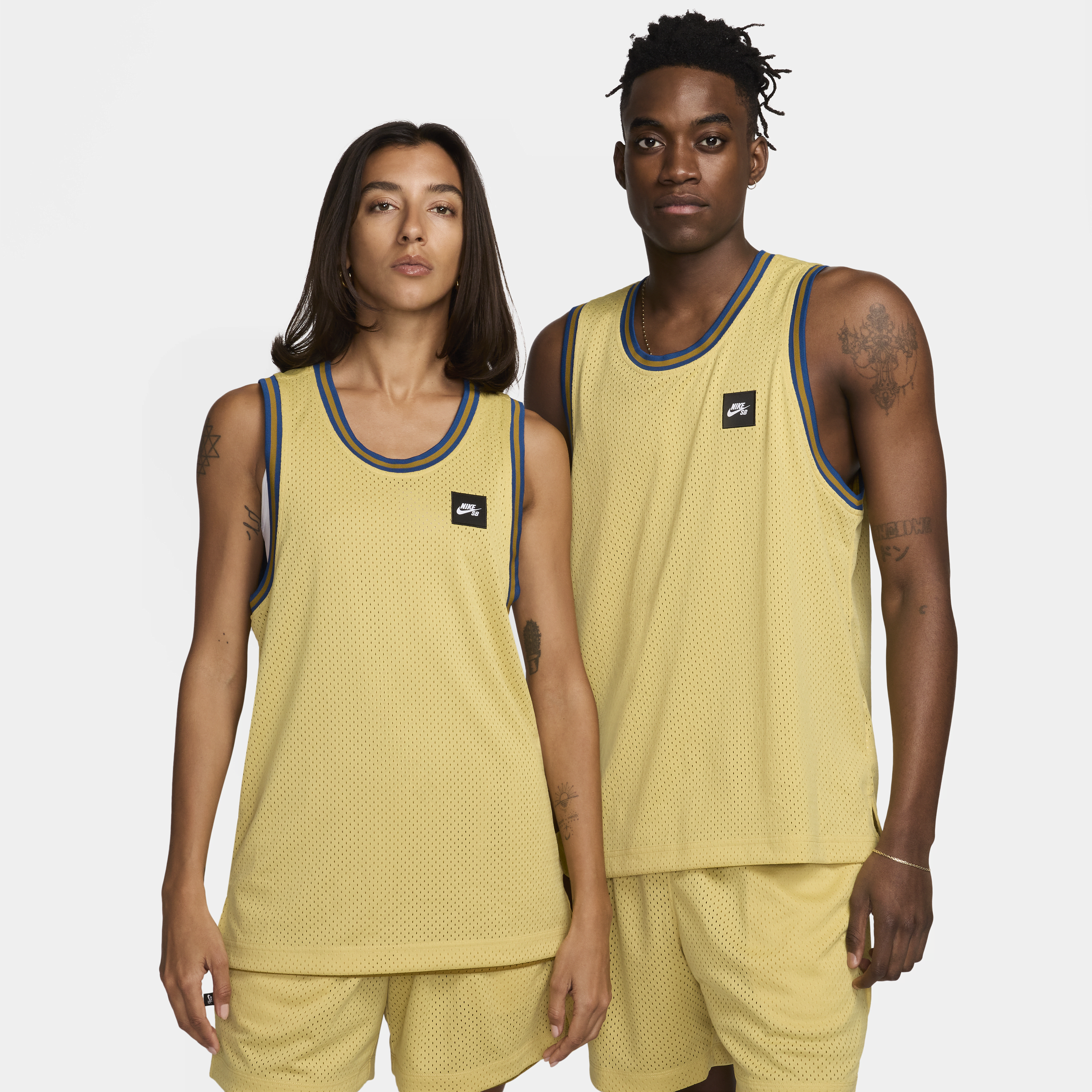 Nike Unisex  Sb Basketball Skate Jersey In Yellow