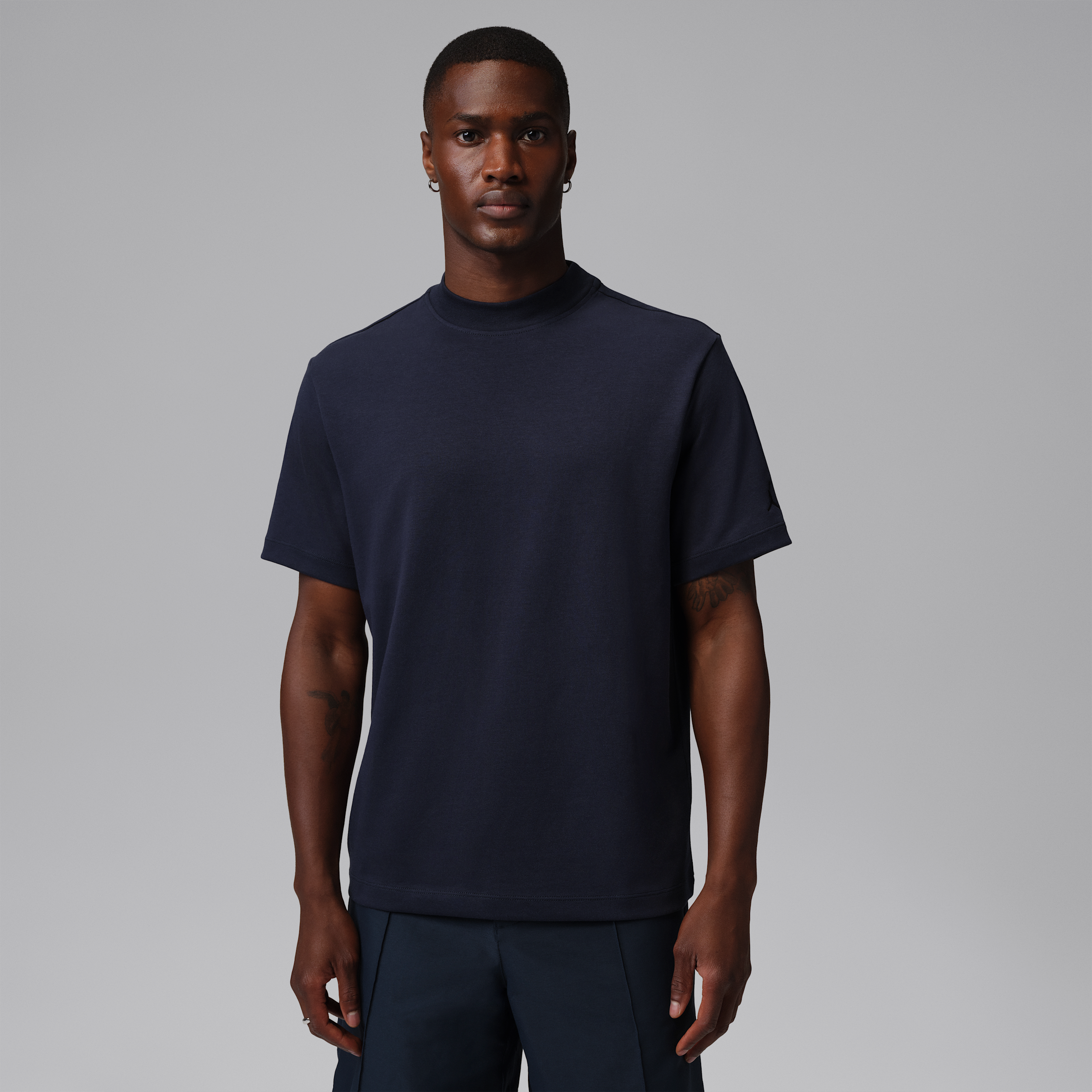 Men's Jordan Sport Dri-FIT Mock-Neck Golf Top in Blue | IB2831-451