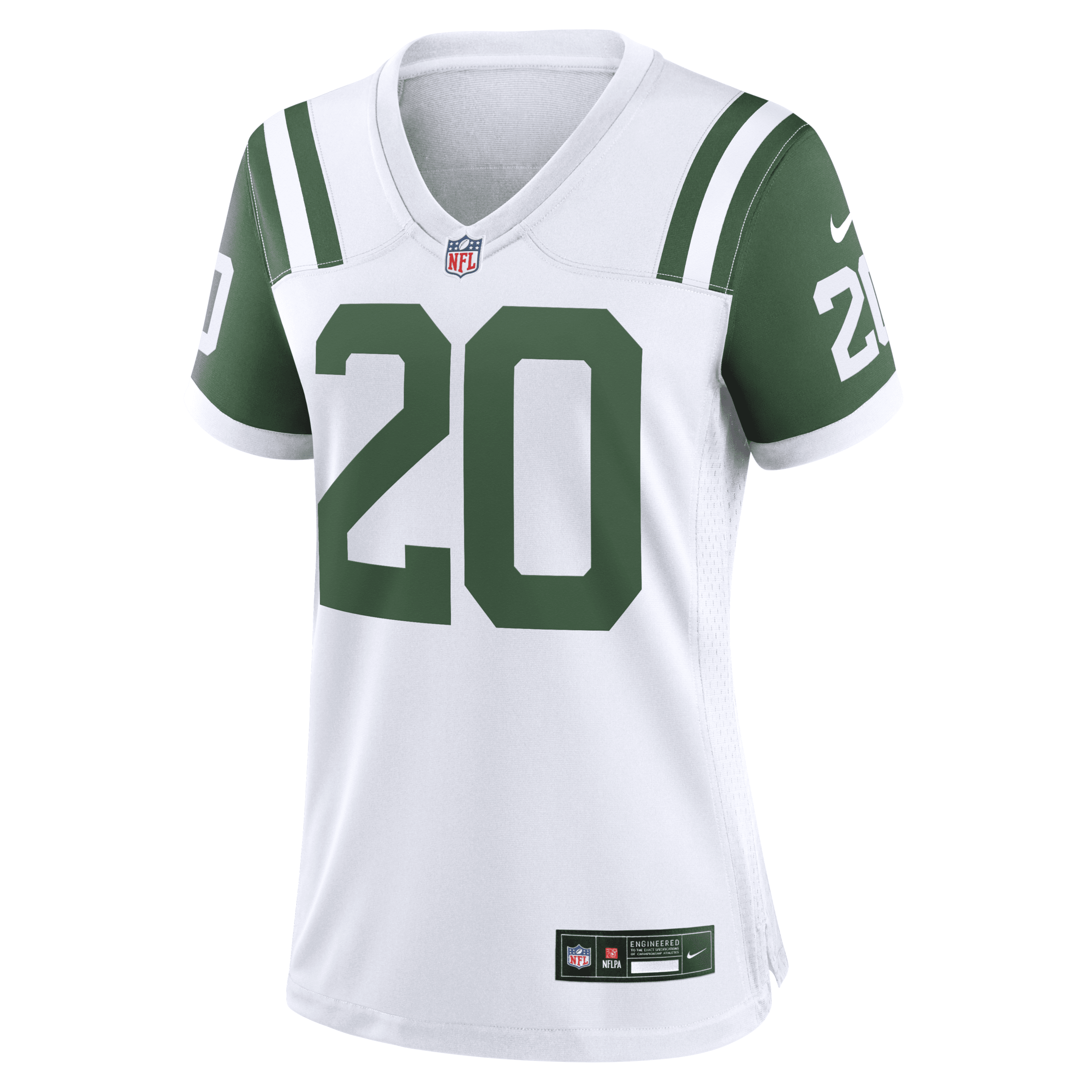 Breece Hall New York Jets Nike Women's NFL Game Football Jersey in White | 67NW0AAK72F-GT9