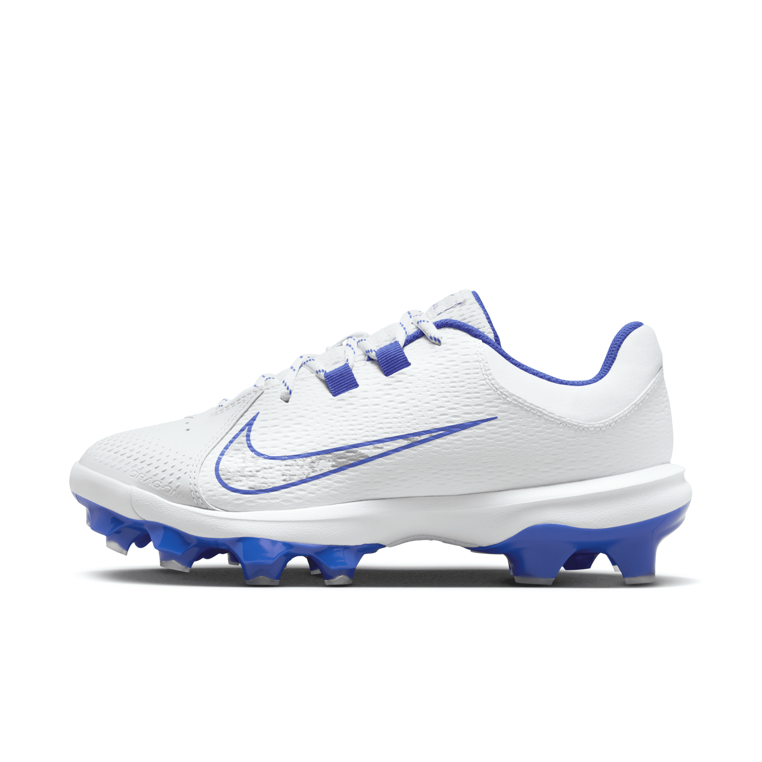 Nike Women's Hyperdiamond 4 Pro MCS Softball Cleats in White | FZ0921-101