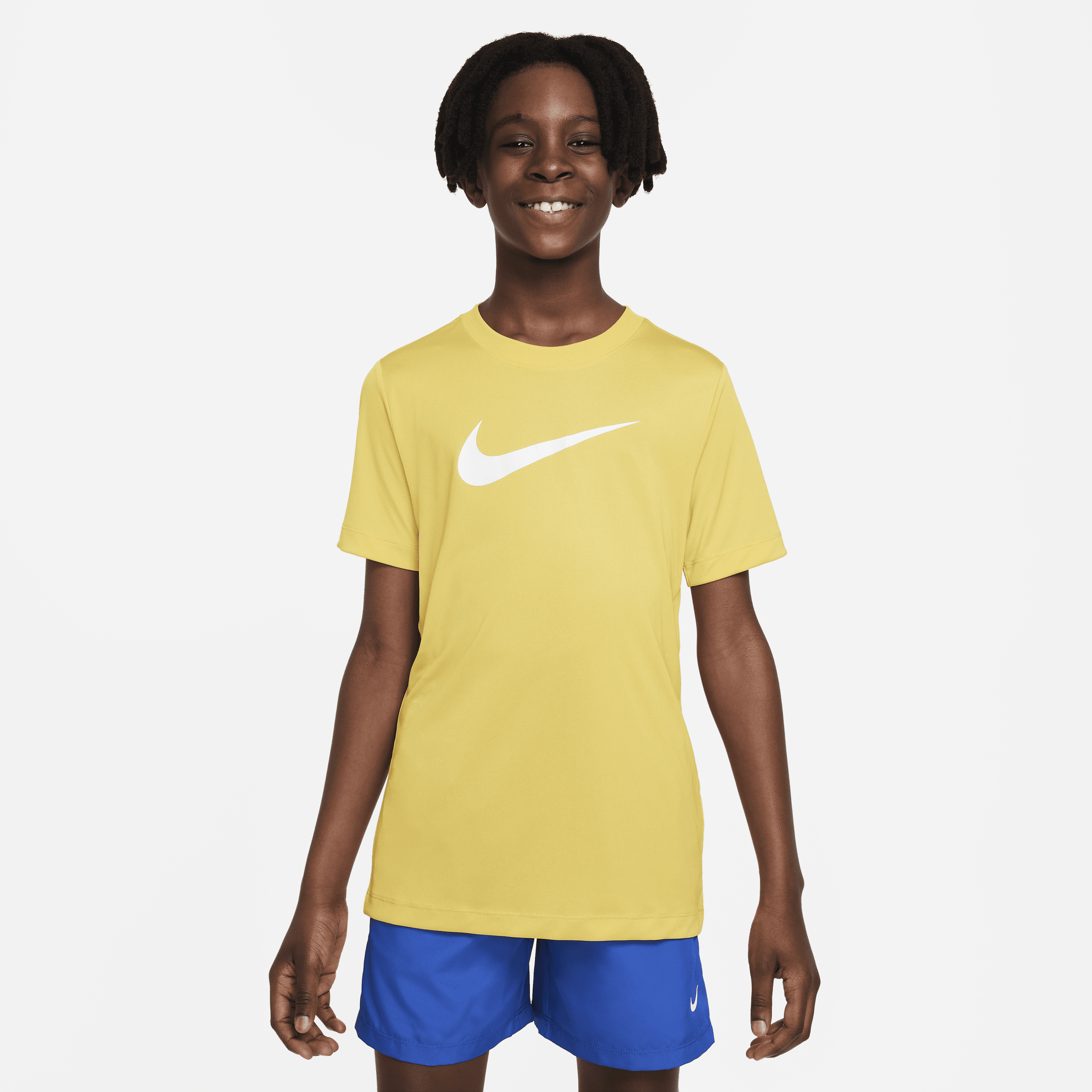 Nike Dri-fit Legend Big Kids' (boys') T-shirt In Yellow